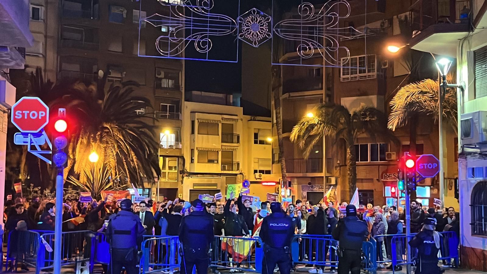 La protesta d'Alacant, aquest divendres