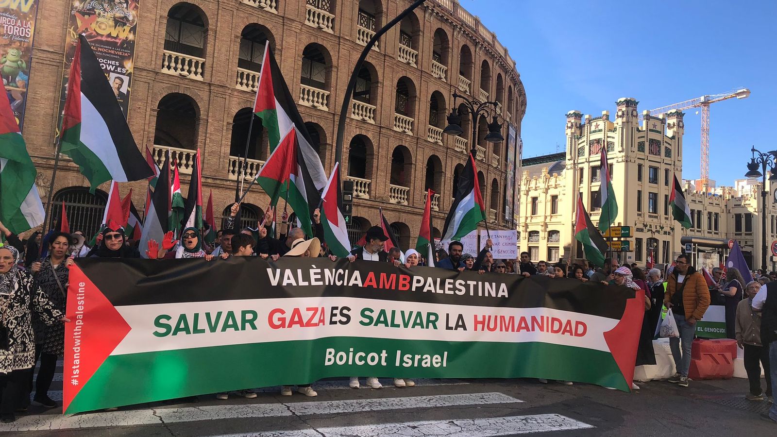 Manifestació propalestina aquest diumenge a València