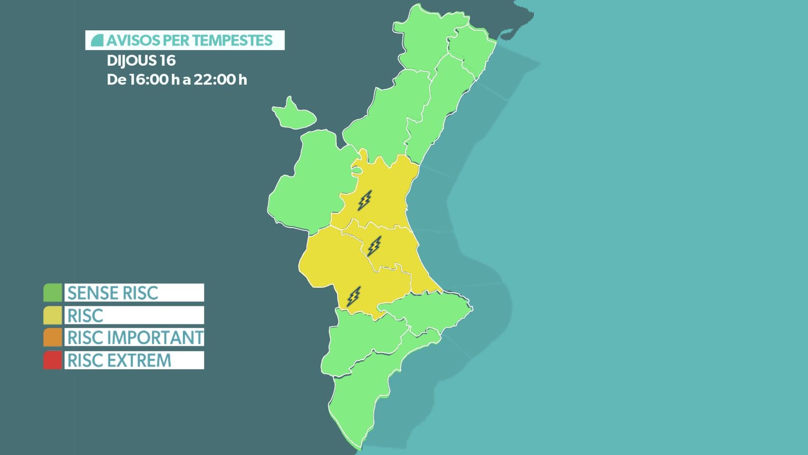 AVISOS DIJOUS PER TEMPESTES