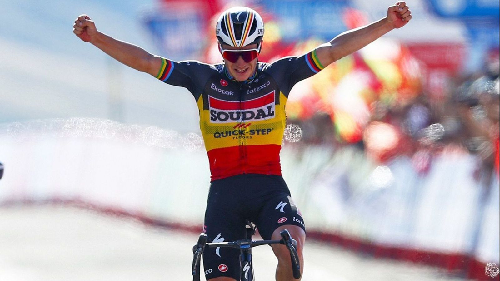 Evenepoel celebra el triomf