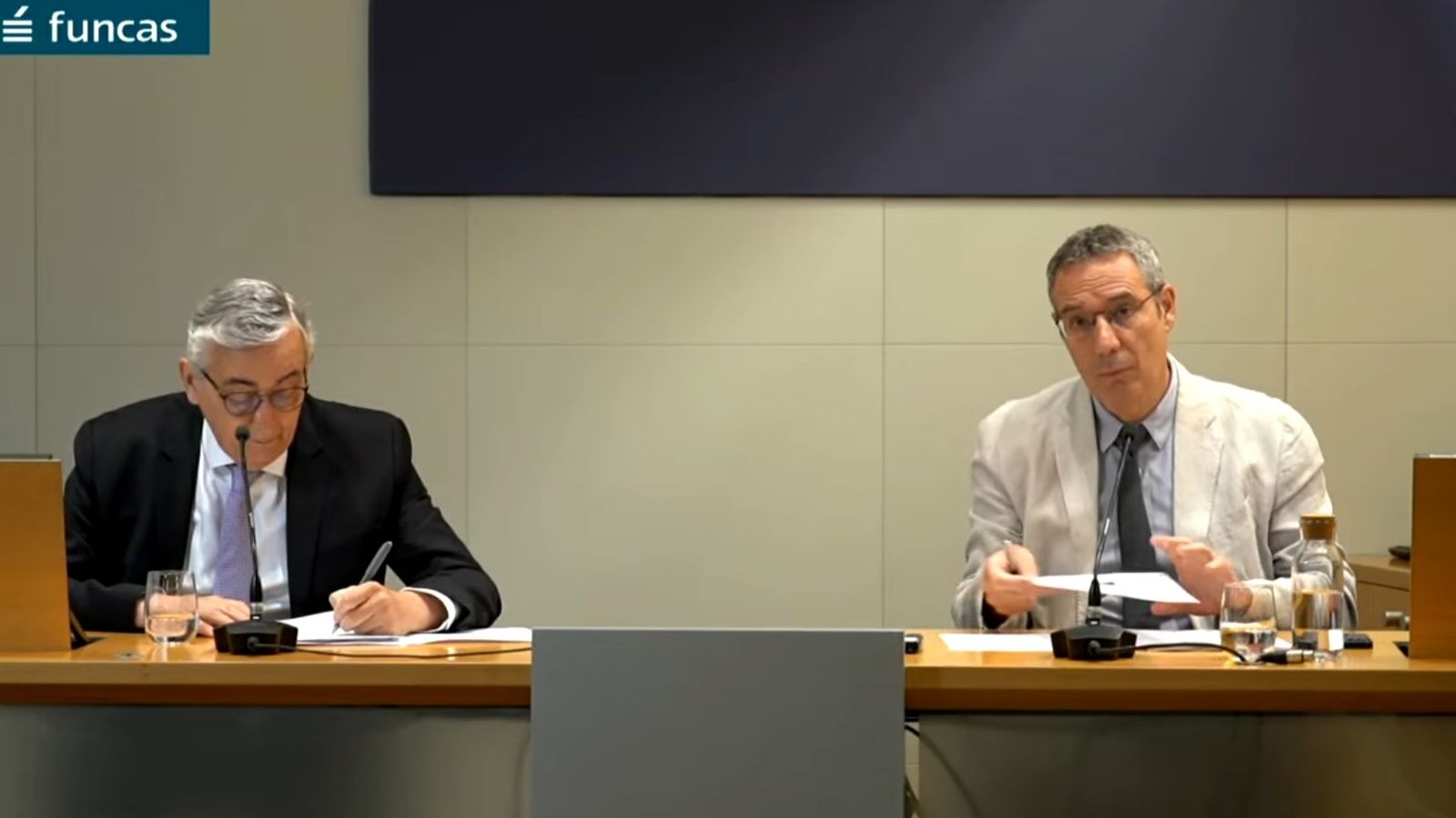 Presentació de l'informe de Funcas este dimarts