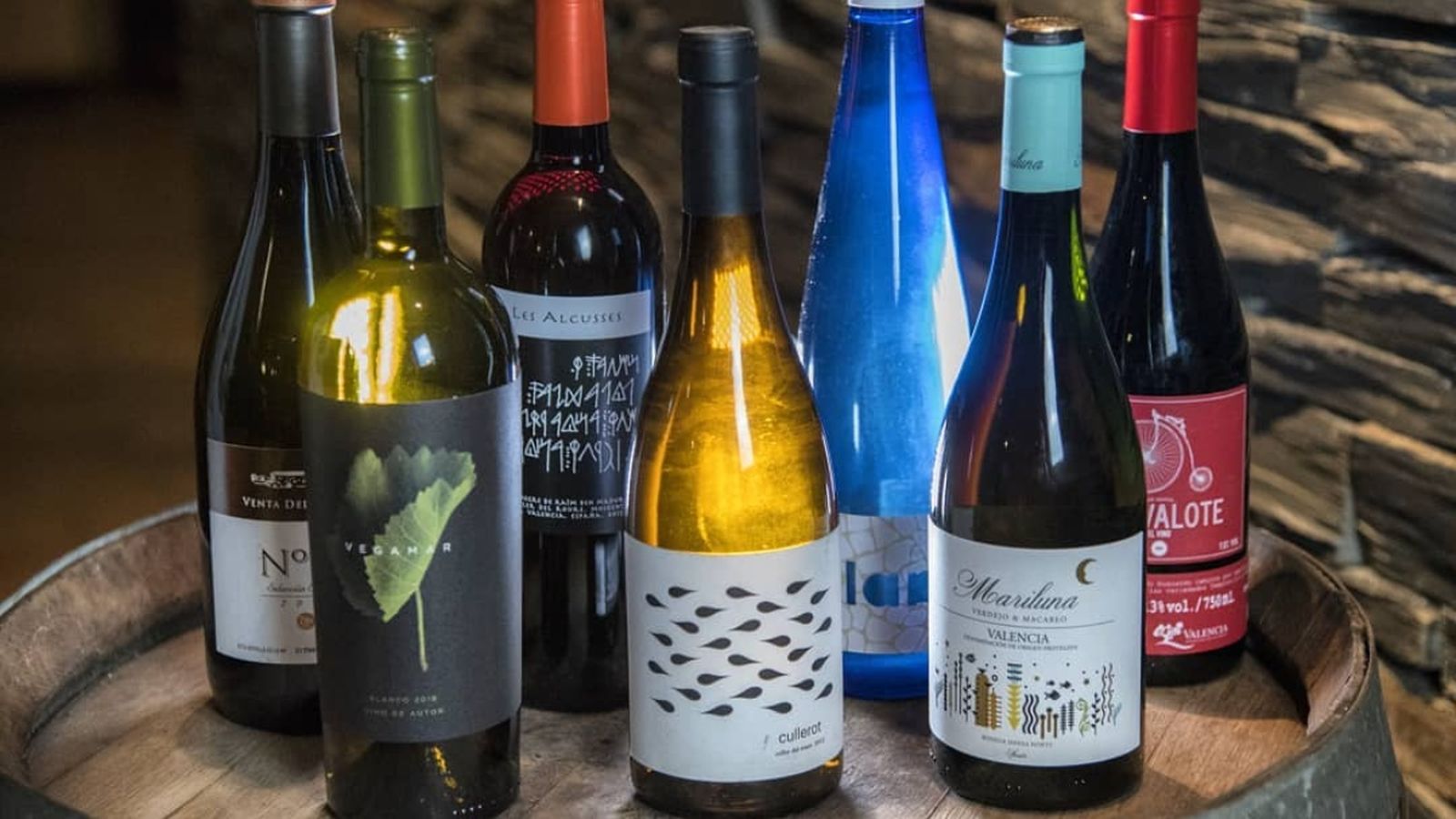 Algunes botelles del vi de València, el primer dels productes inclosos en l'acord entre Europa i la Xina