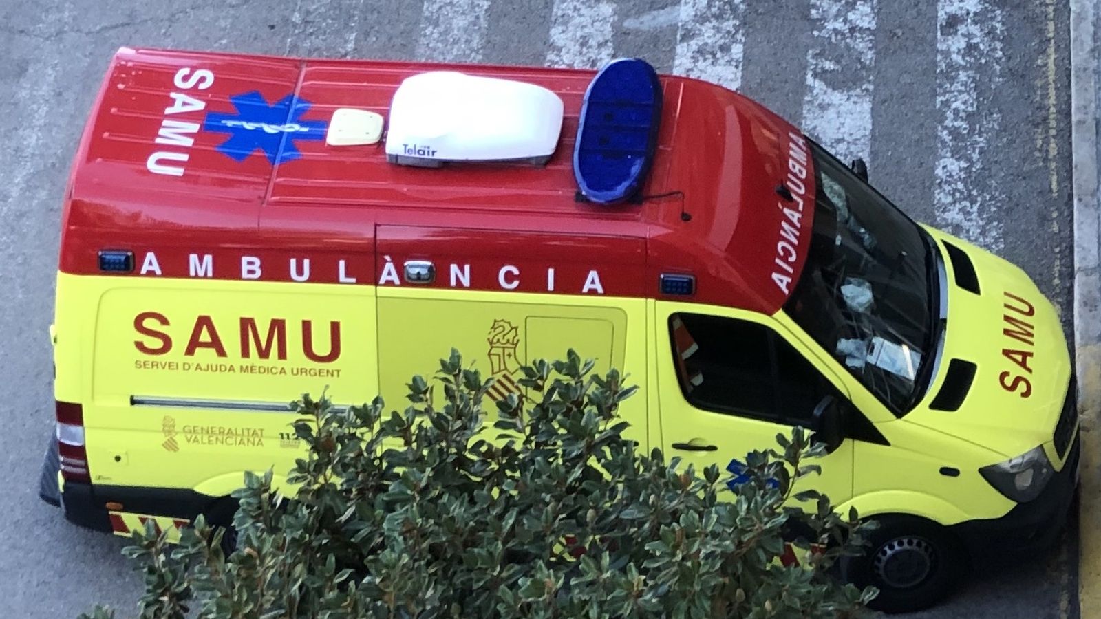Imatge d'arxiu d'una ambulància