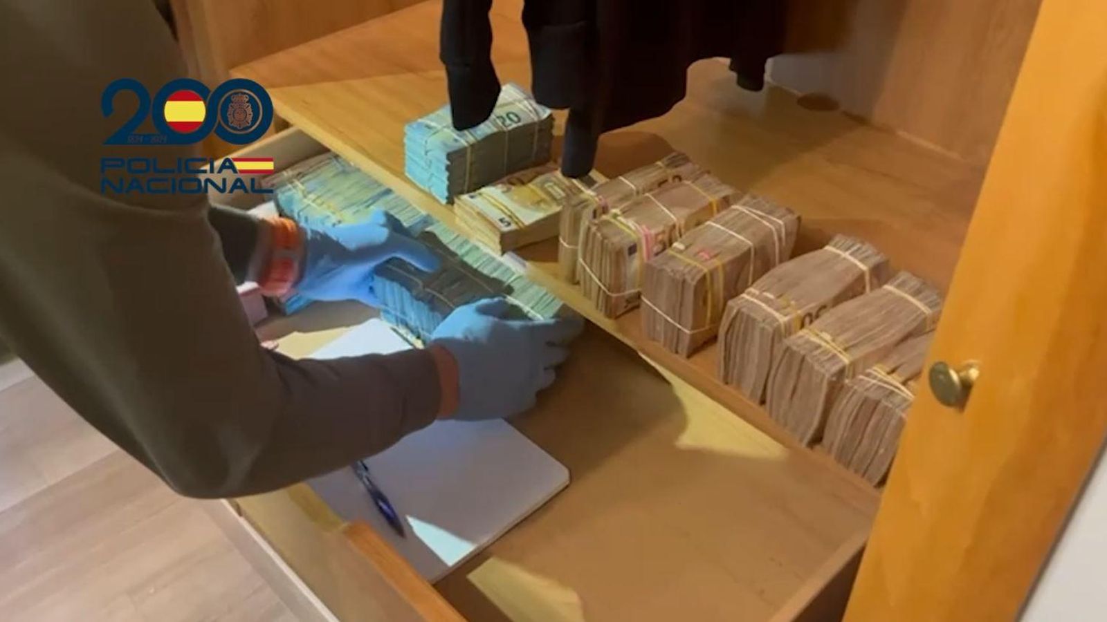 Imatges de l'operació Alianza-Colaborazione efectuada per la Policia Nacional