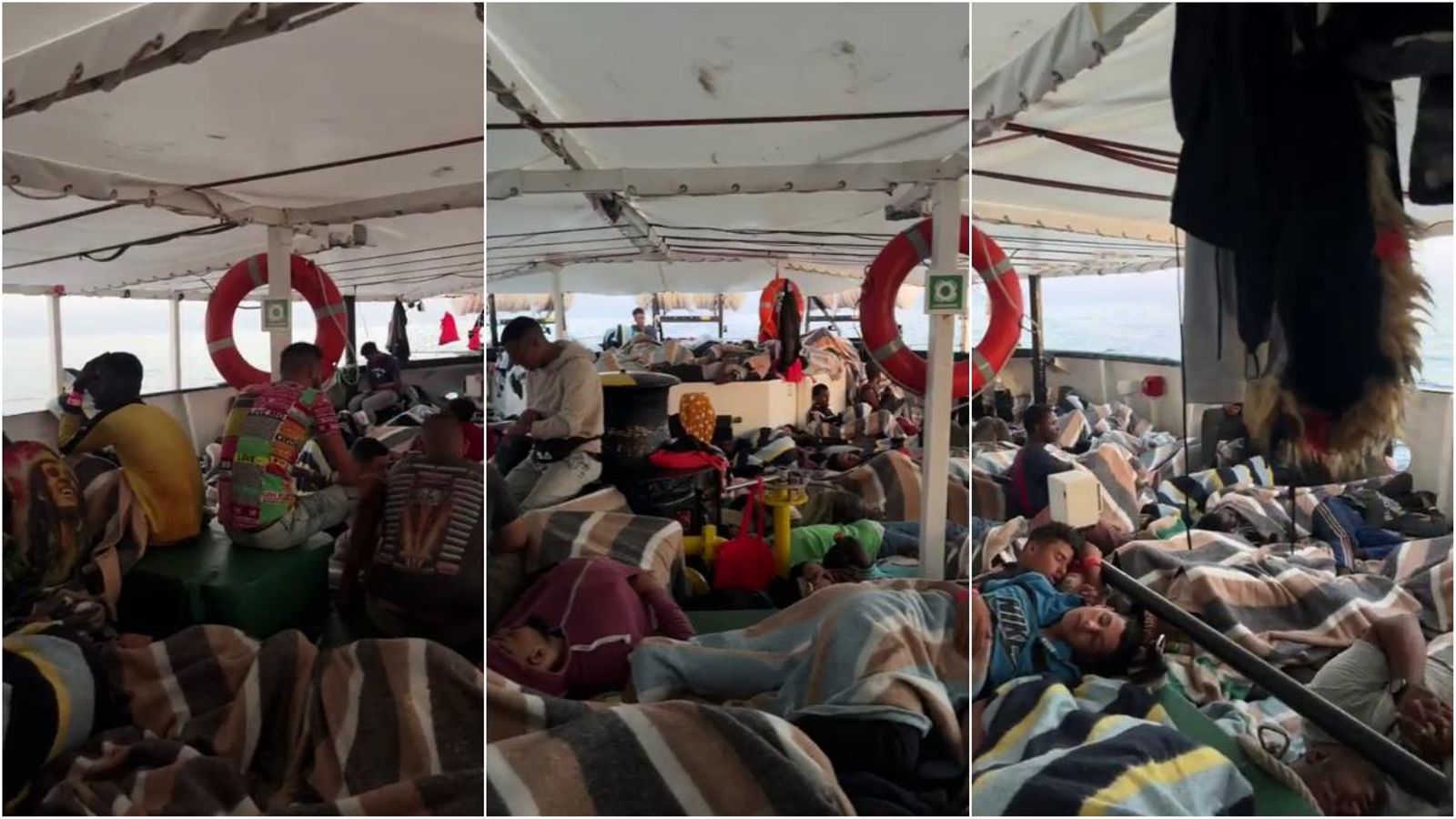 Recontrucció del passatge de l'Open Arms a partir del vídeo facilitat per l'ONG