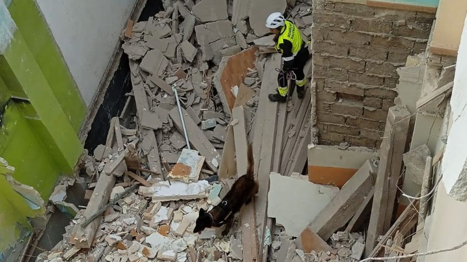 Intervenció dels bombers municipals