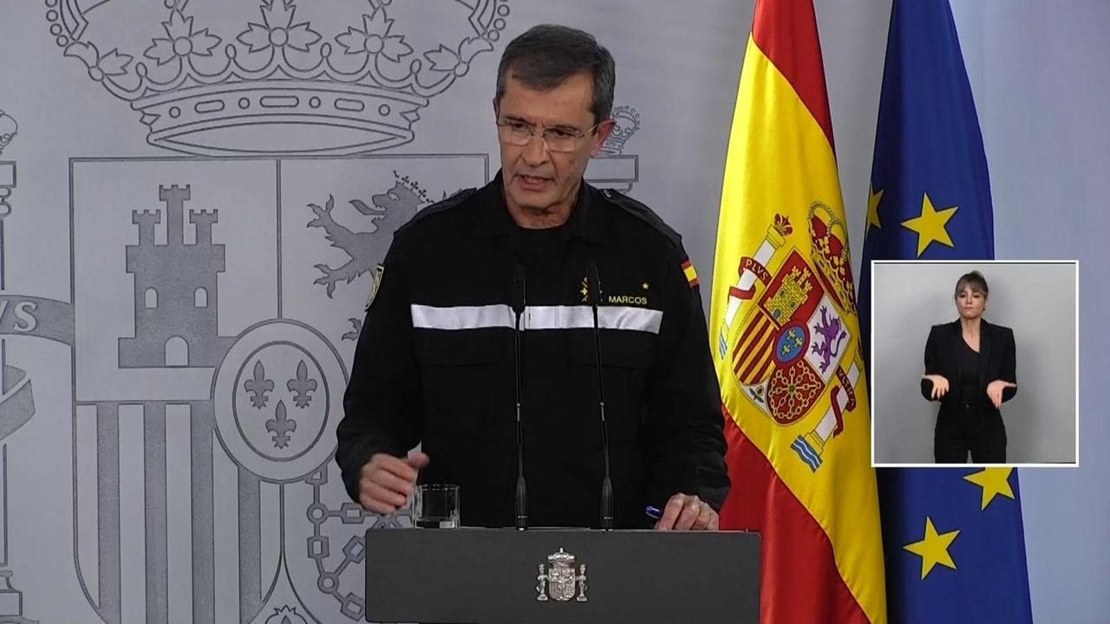 Compareixença de Javier Marcos, cap de l'UME