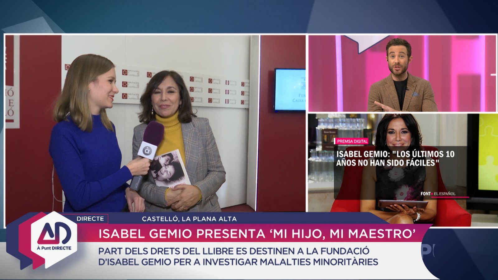 Isabel Gemio presenta ‘Mi hijo, mi maestro’