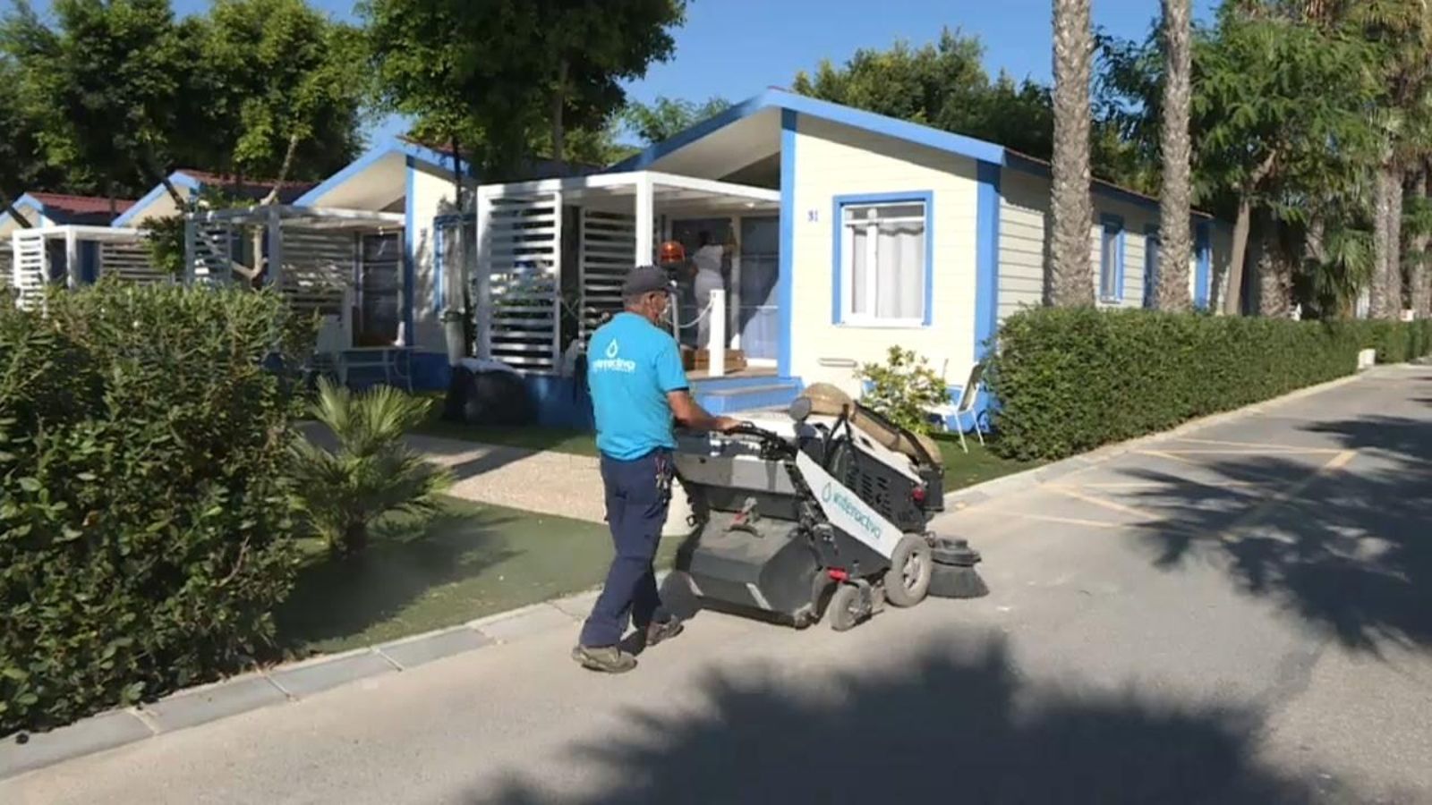 Un camping, en una imatge d'arxiu