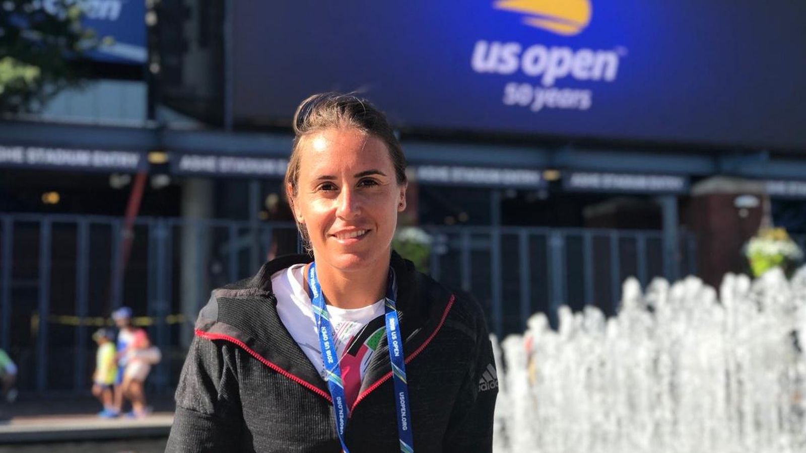 Anabel Medina, a l'Obert dels Estats Units