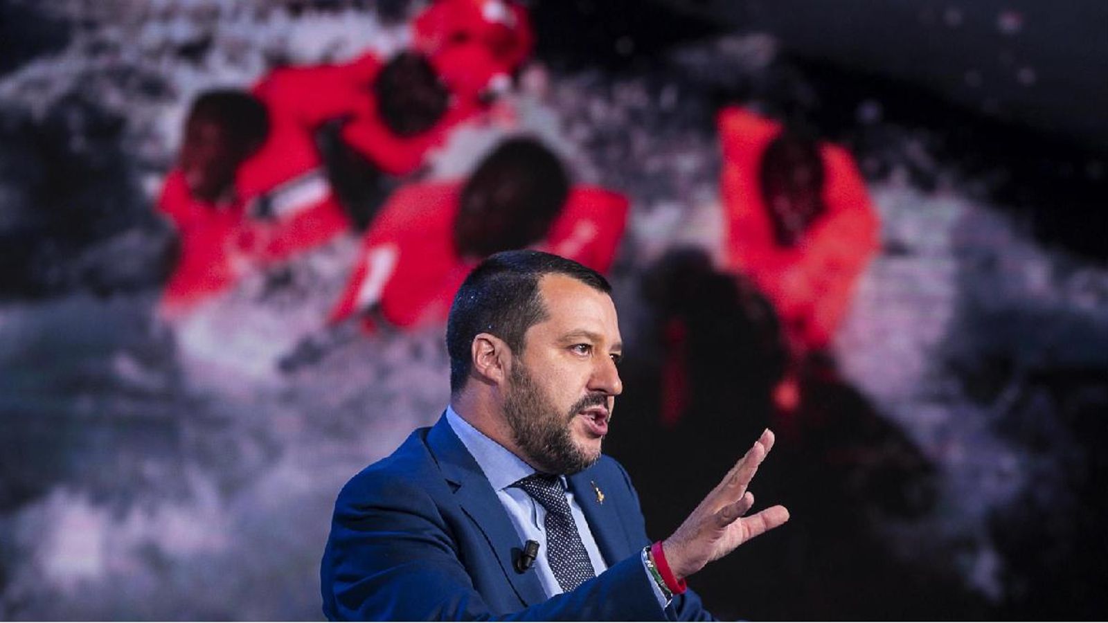 El ministre de l'Interior italià, Matteo Salvini, parla sobre migració