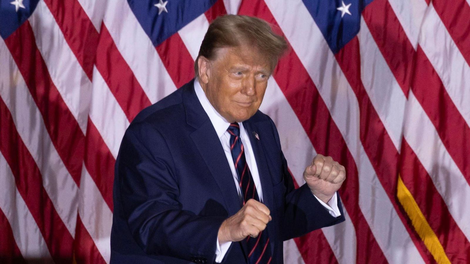 Trump, durant les primàries de New Hampshire, aquest dimarts