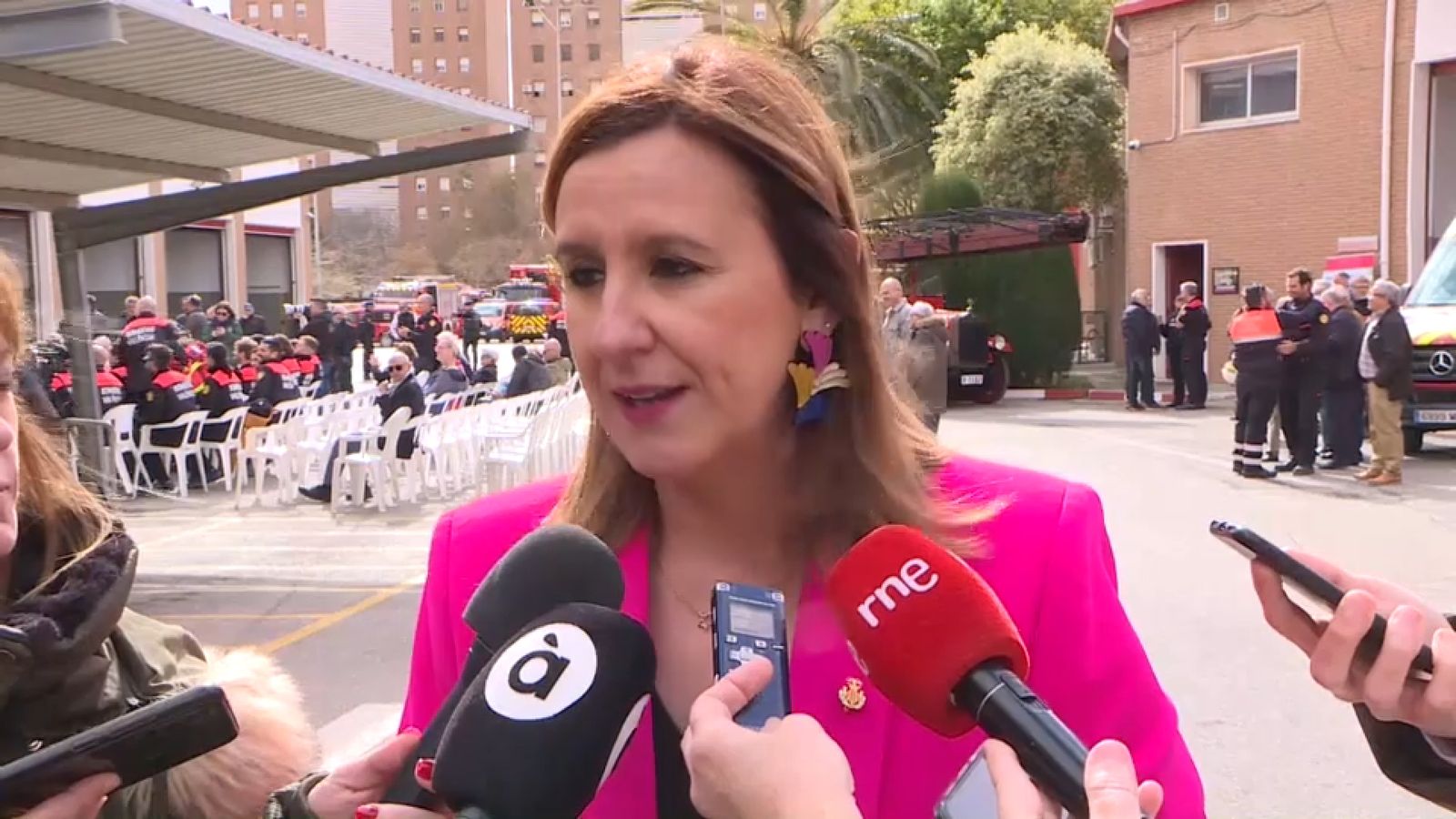 L'alcaldessa de València, María José Catalá, aquest divendres a València