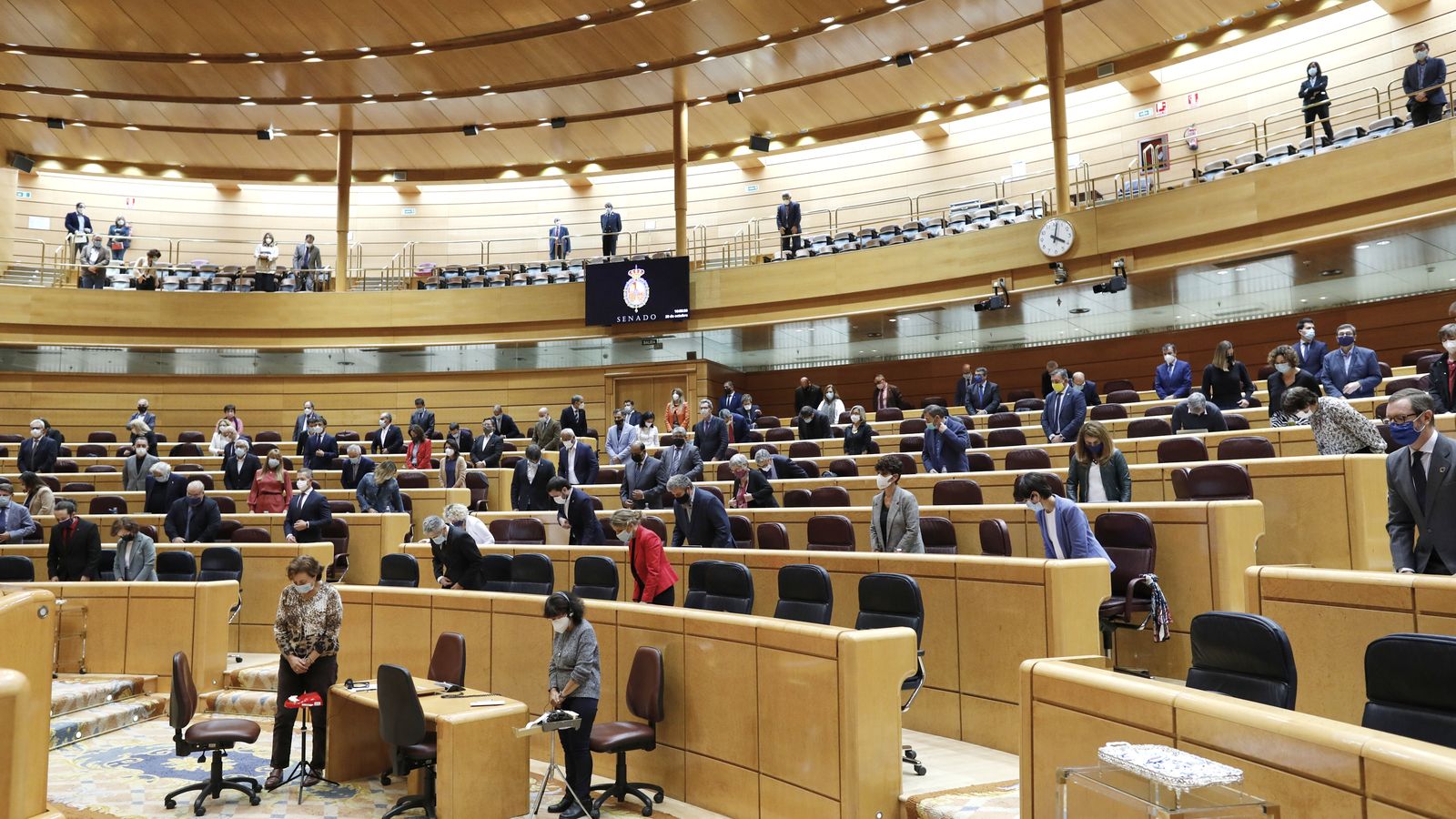 Una sessió de control del Senat, en arxiu