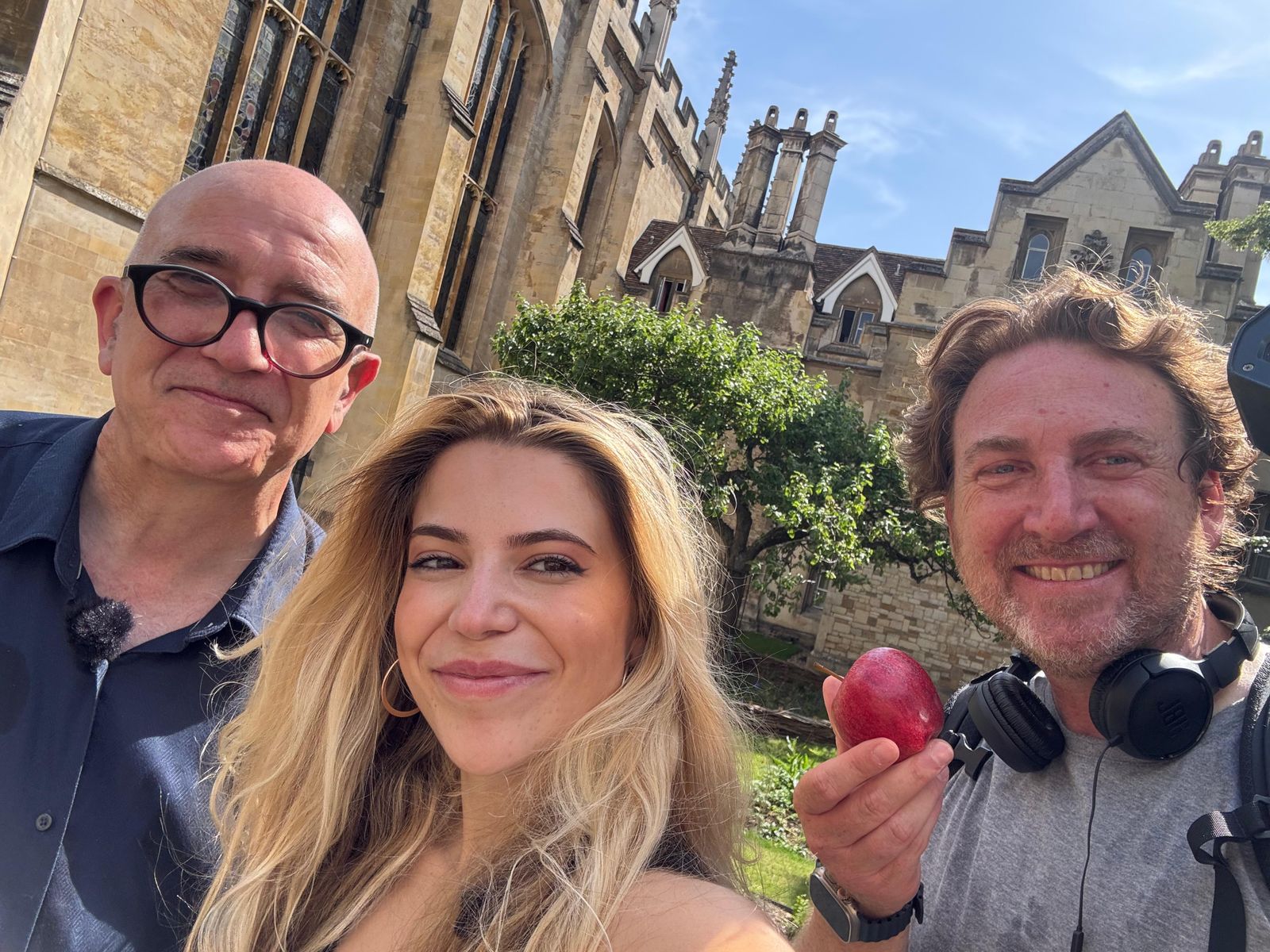 L'equip a Cambridge amb Toni Vidal-Gil