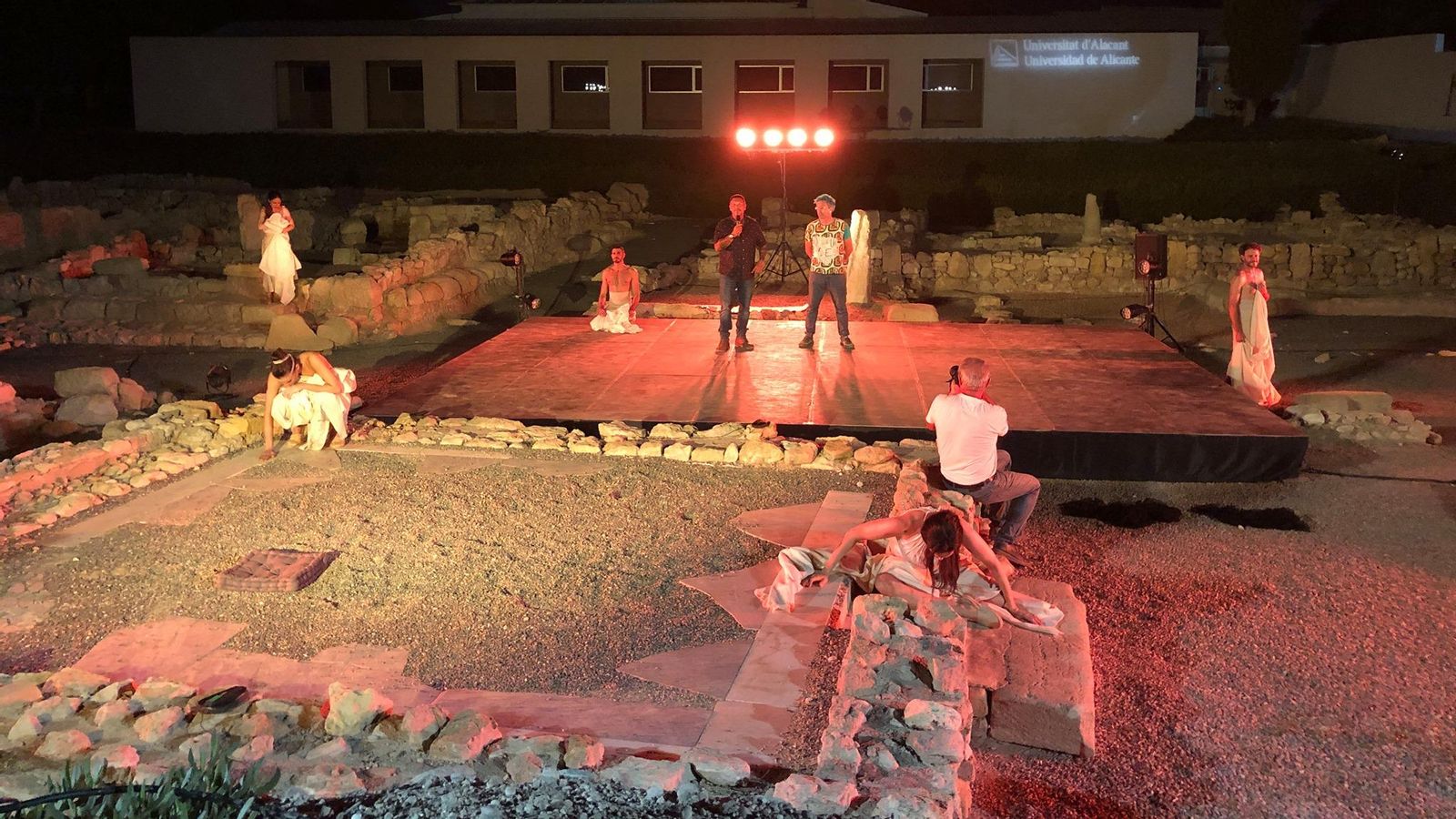 Una representació al jaciment de l'Alcúdia d'Elx en una edició anterior del festival de teatre clàssic