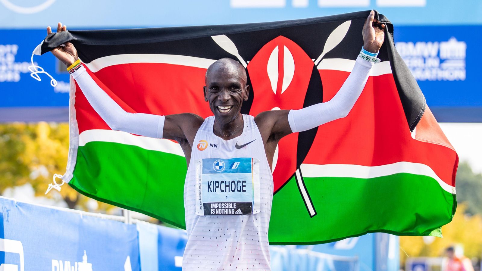L'atleta kenyà Eliud Kipchoge L'atleta kenià Eliud Kipchoge