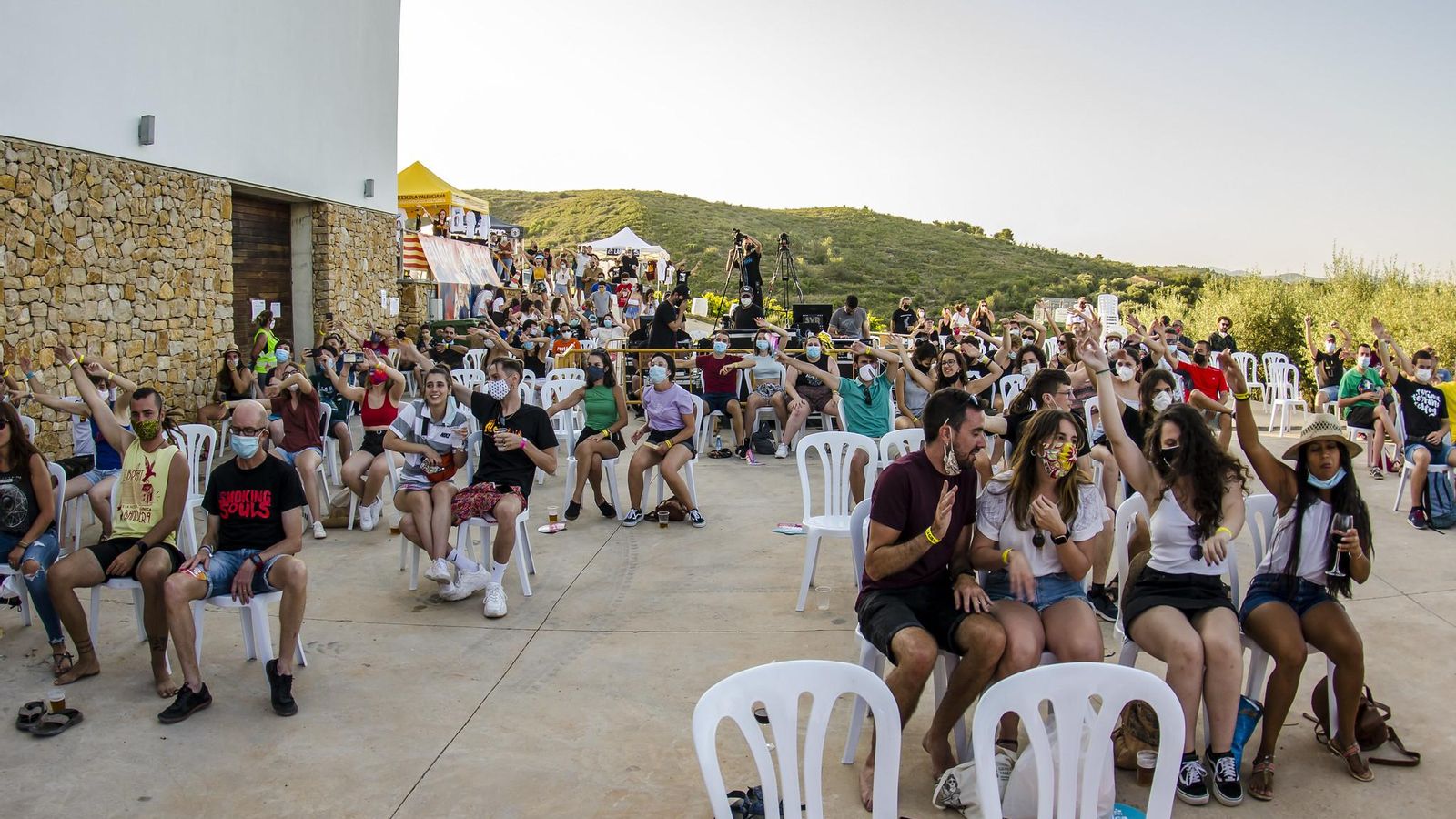 Imatge del festival de 2020 amb el públic assegut