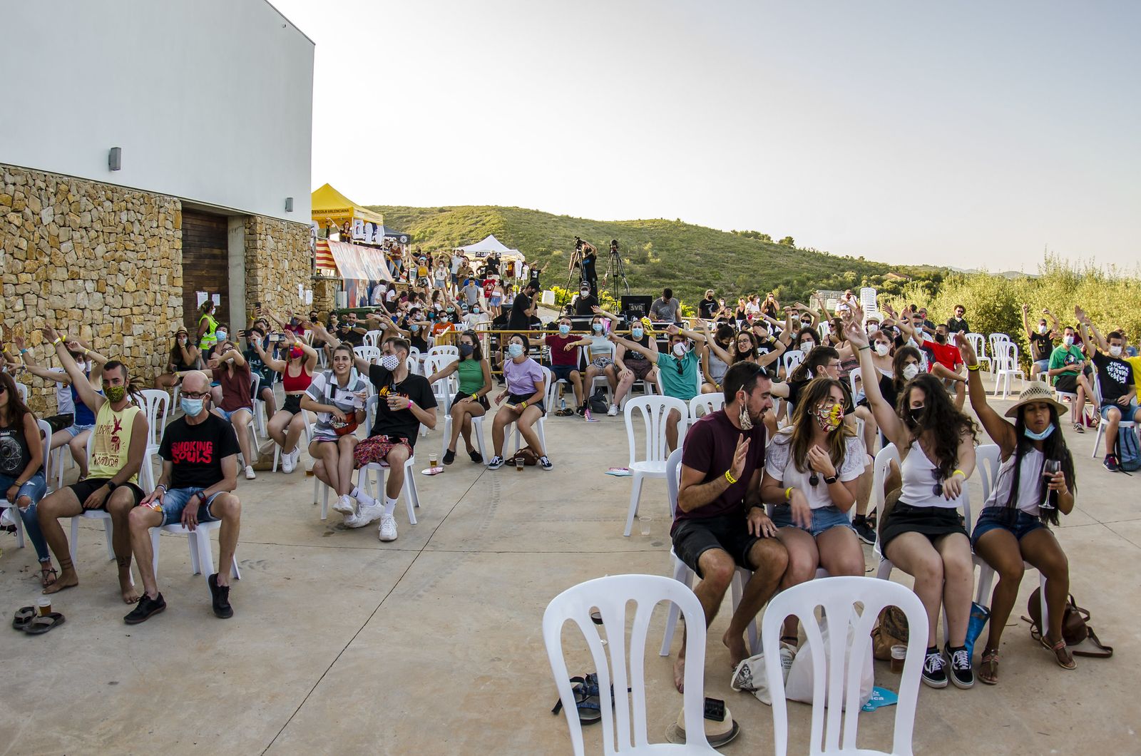 Imatge del festival de 2020 amb el públic assegut