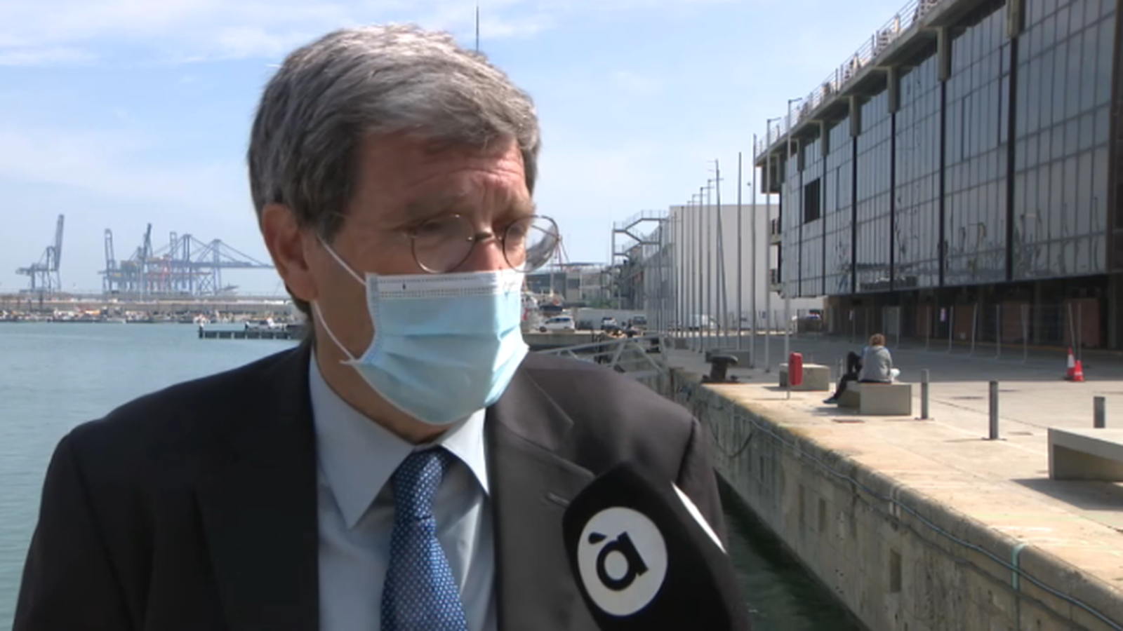 El president de l'Autoritat Portuària de València, Aurelio Martínez