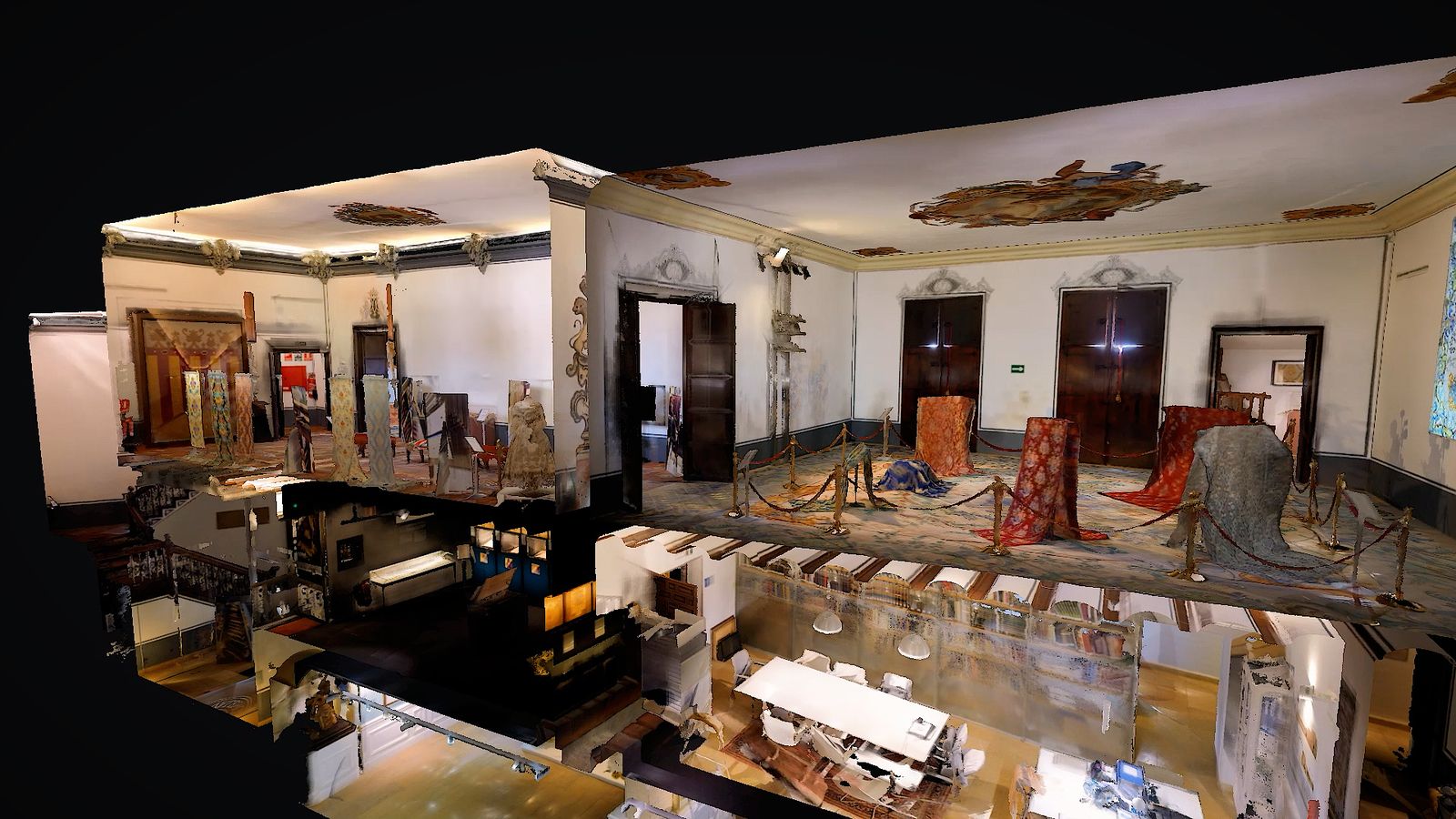 La tecnologia ens mostra l'interior del Col·legi major de la seda de València