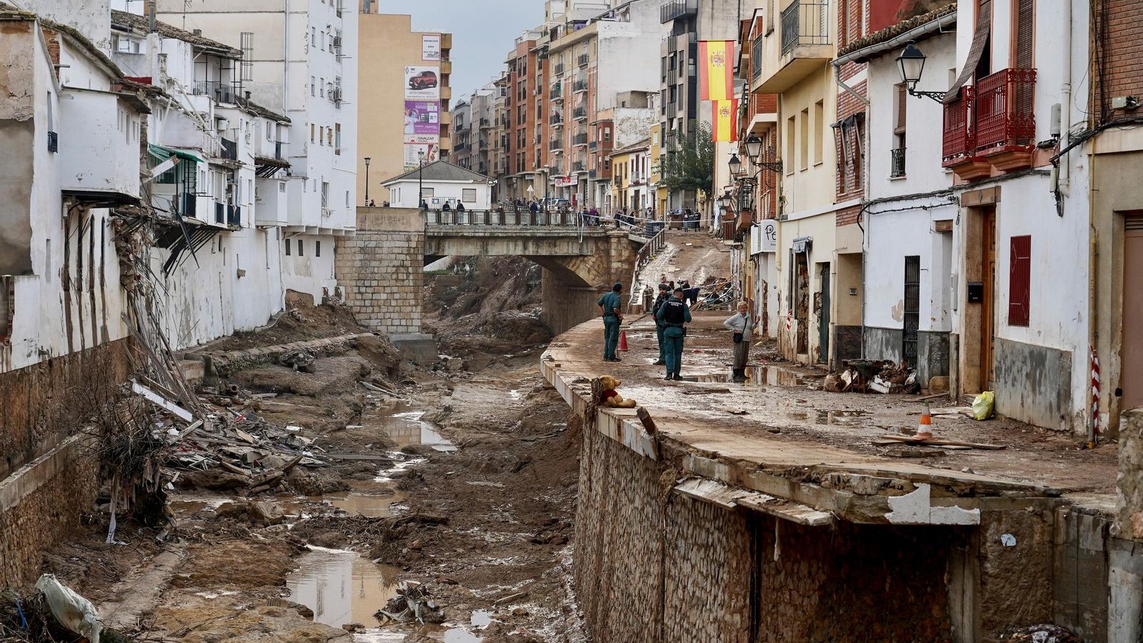 El barranc de Poio al seu pas per Xiva