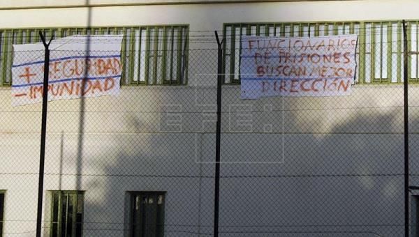 Una protesta en la presó de Picassent Una protesta en la presó de Picassent