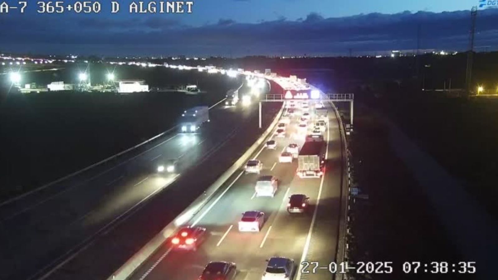 Cues en l'A-7, este dilluns