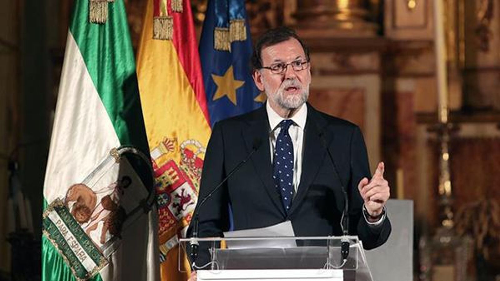 El president Mariano Rajoy en el Congrés