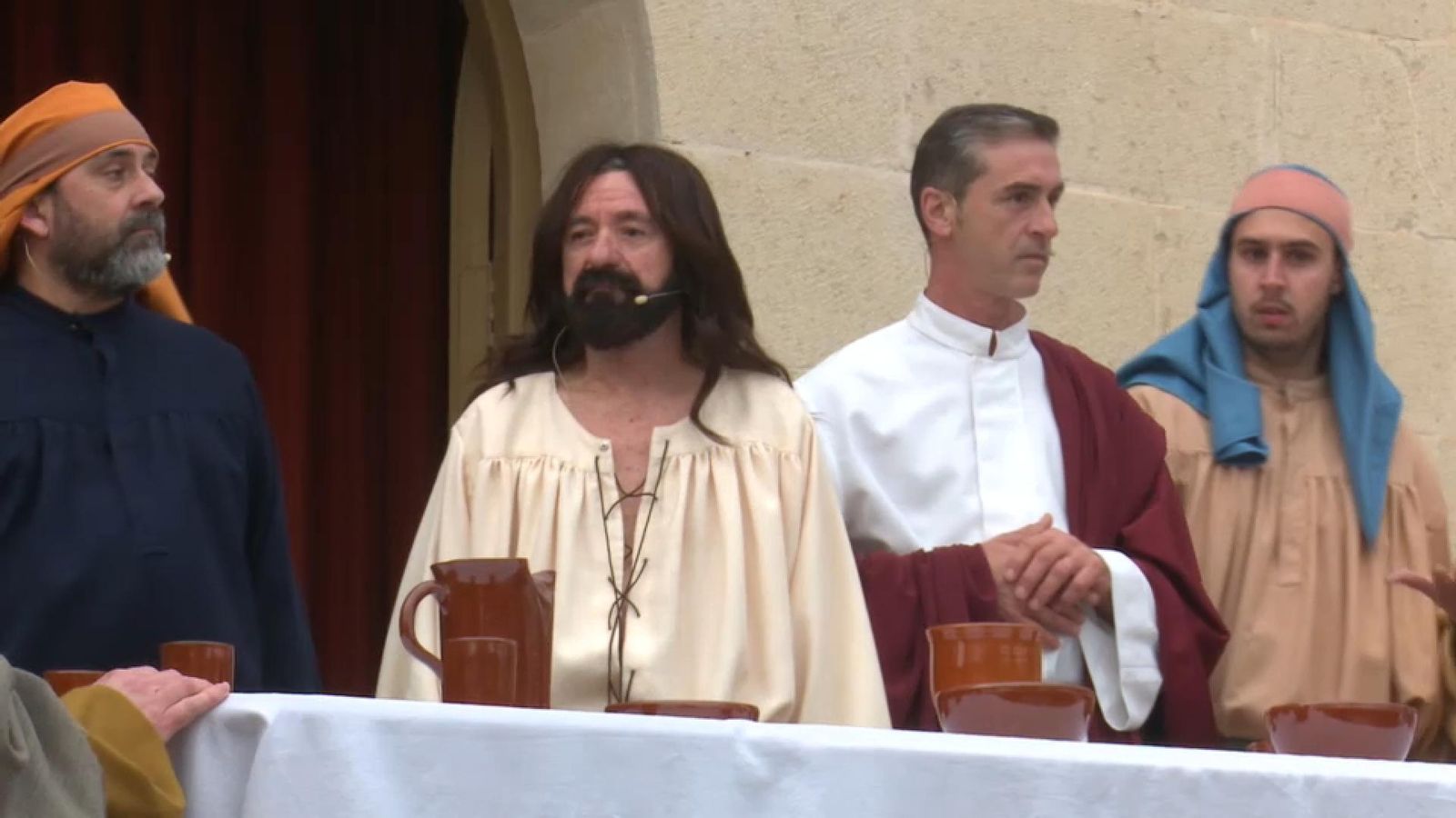 Gandia va acollir el cap de setmana una de les múltiples representacions vivents de la Passió