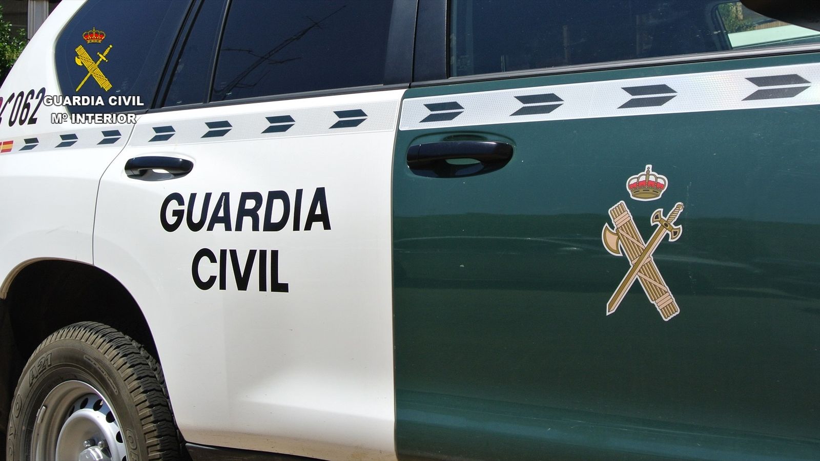 Un cotxe de la Guàrdia Civil a Castella-la Manxa