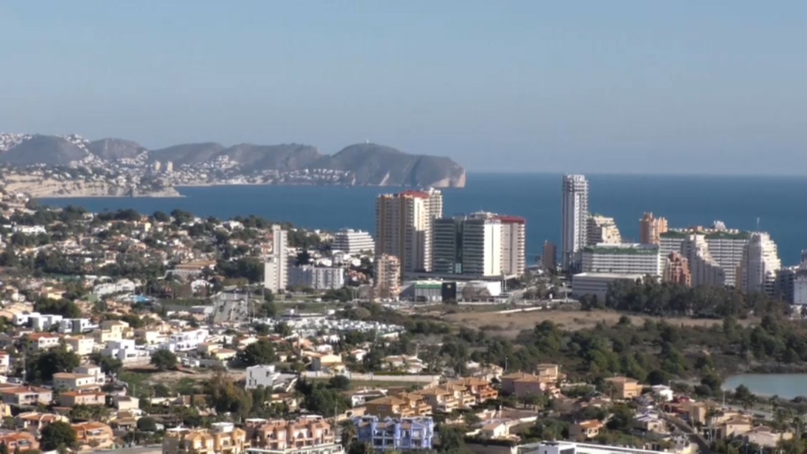 Imatge general de Calp, a la Marina Alta