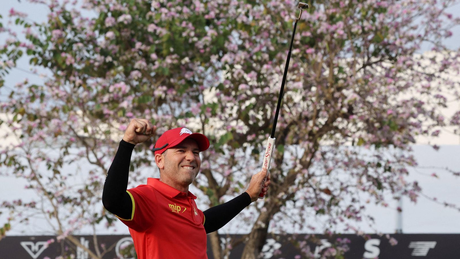 Sergio García celebra la victòria