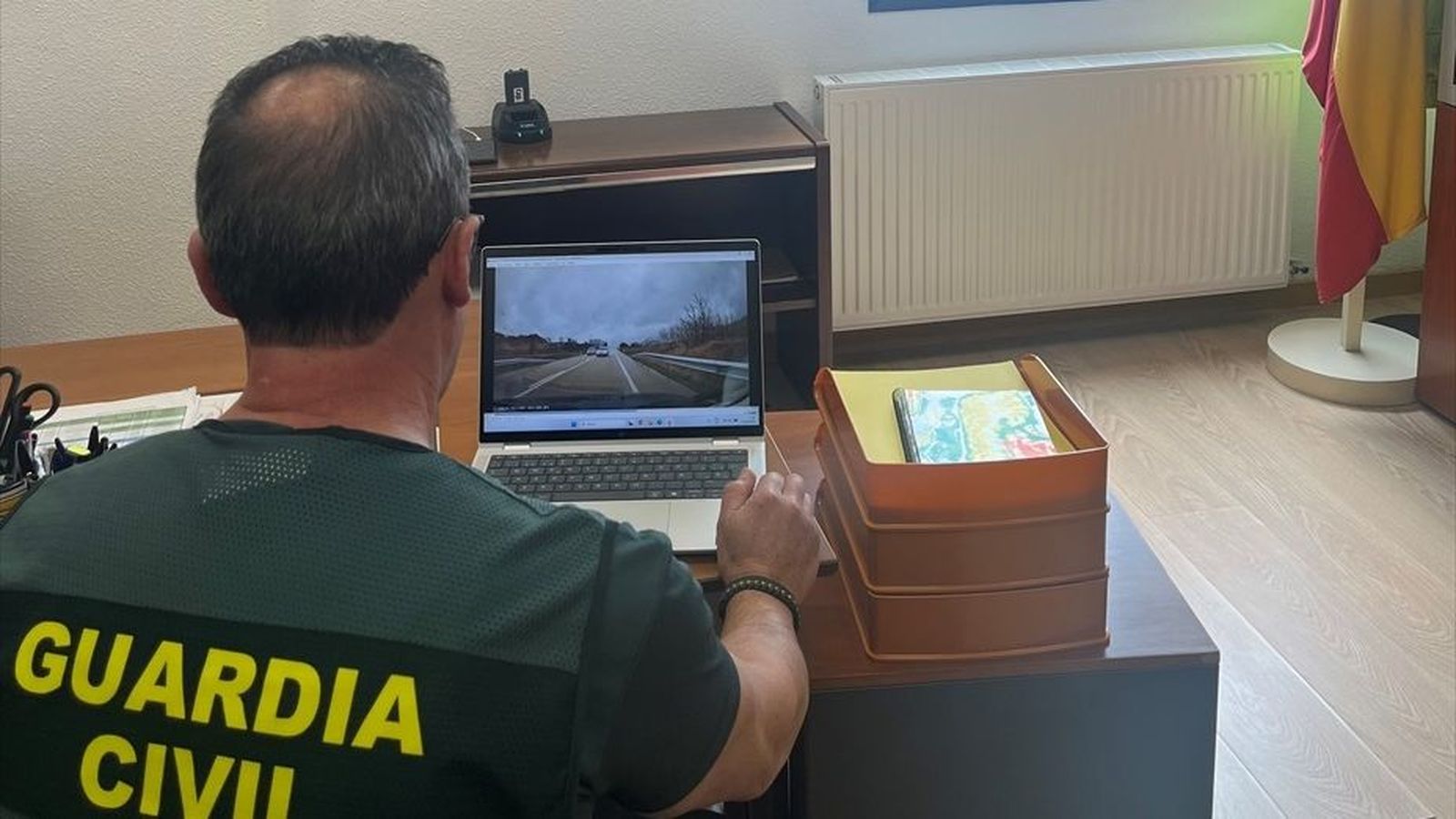 Un agent de la Guàrdia Civil de trànsit, en una imatge d'arxiu