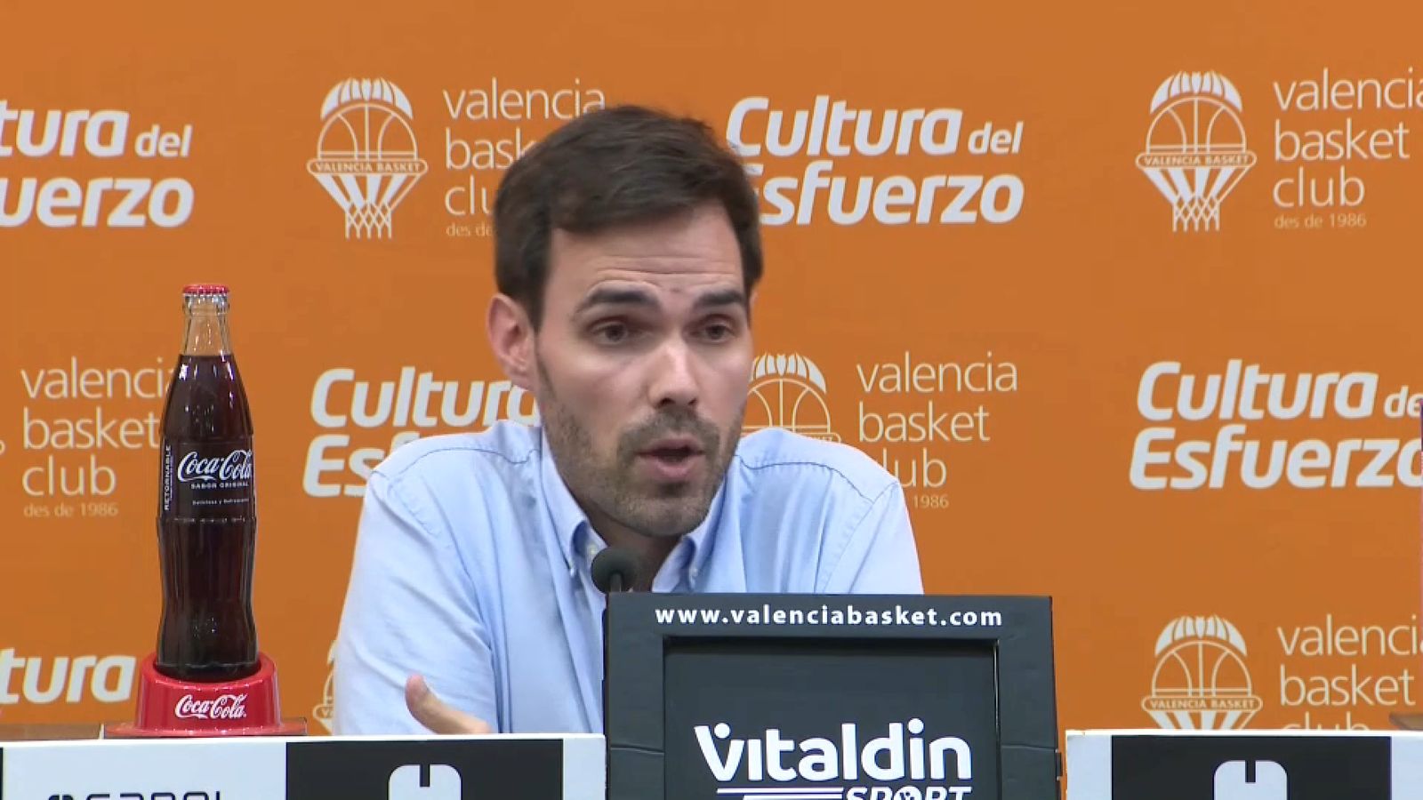 El director general del València Basket, Enric Carbonell
