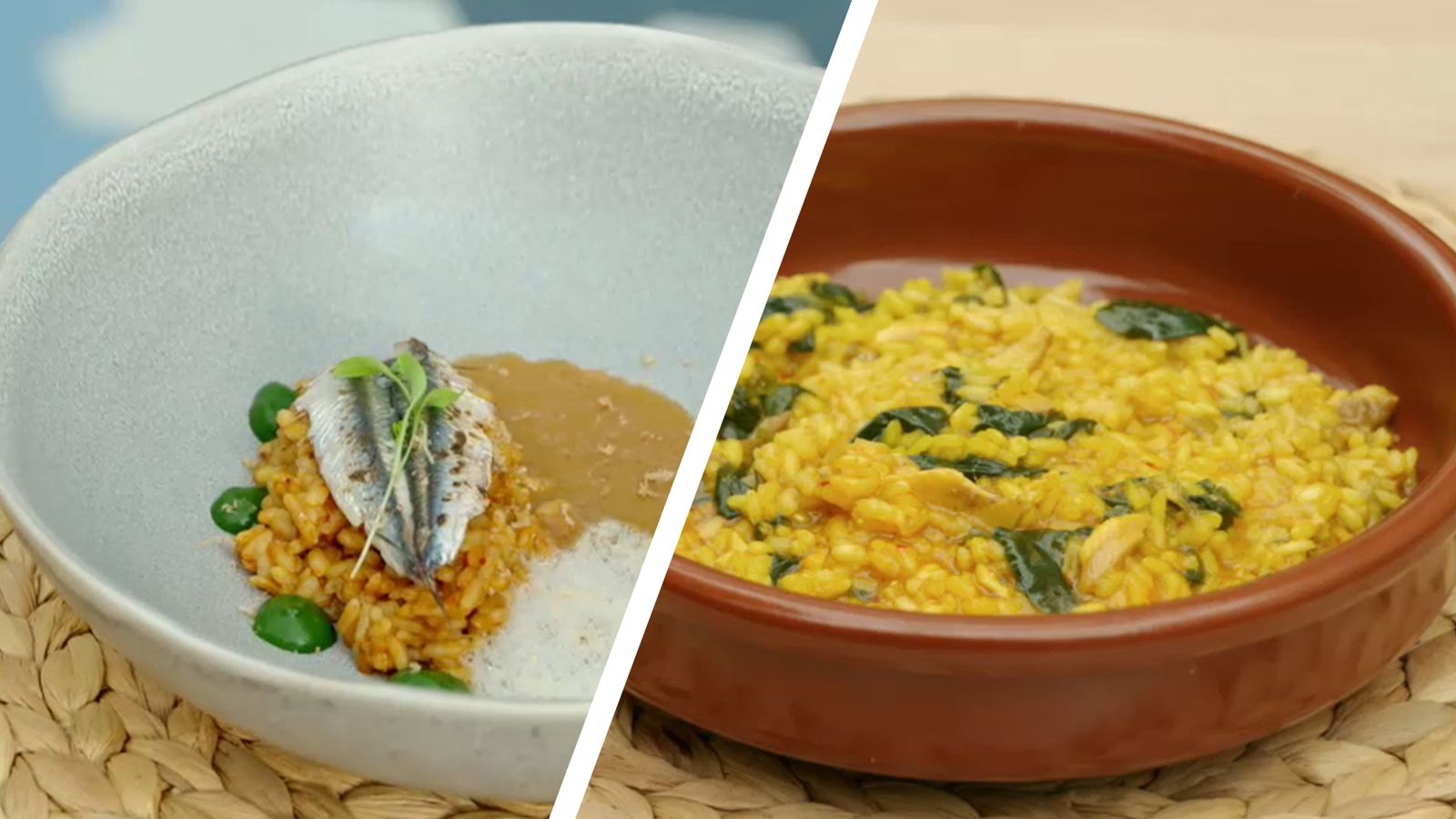 Arròs mariner en textures