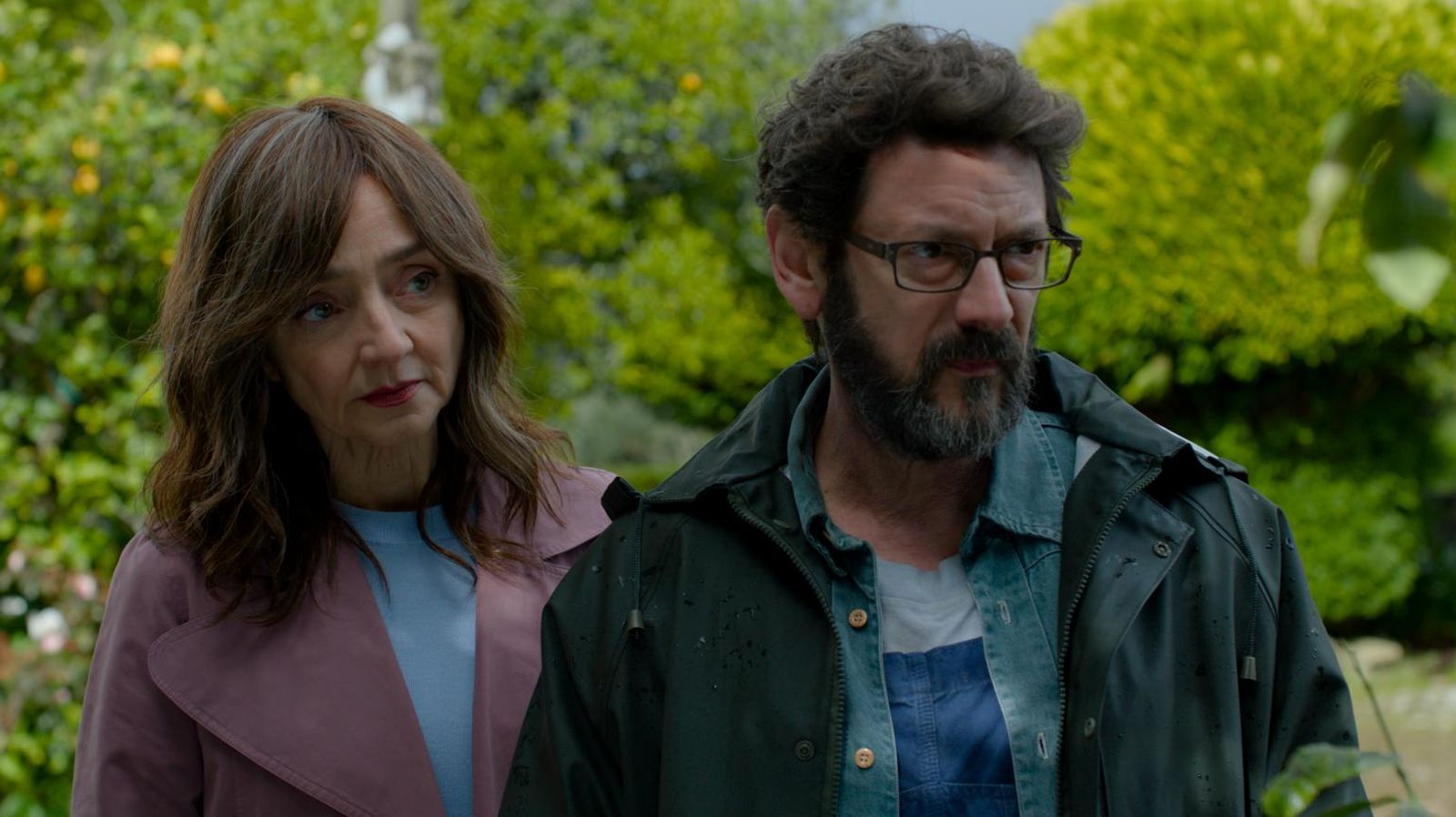 Manolo Solo, nominat a millor actor protagonista, i María de Medeiros, nominada a millor actriu de repartiment, per Una quinta portuguesa