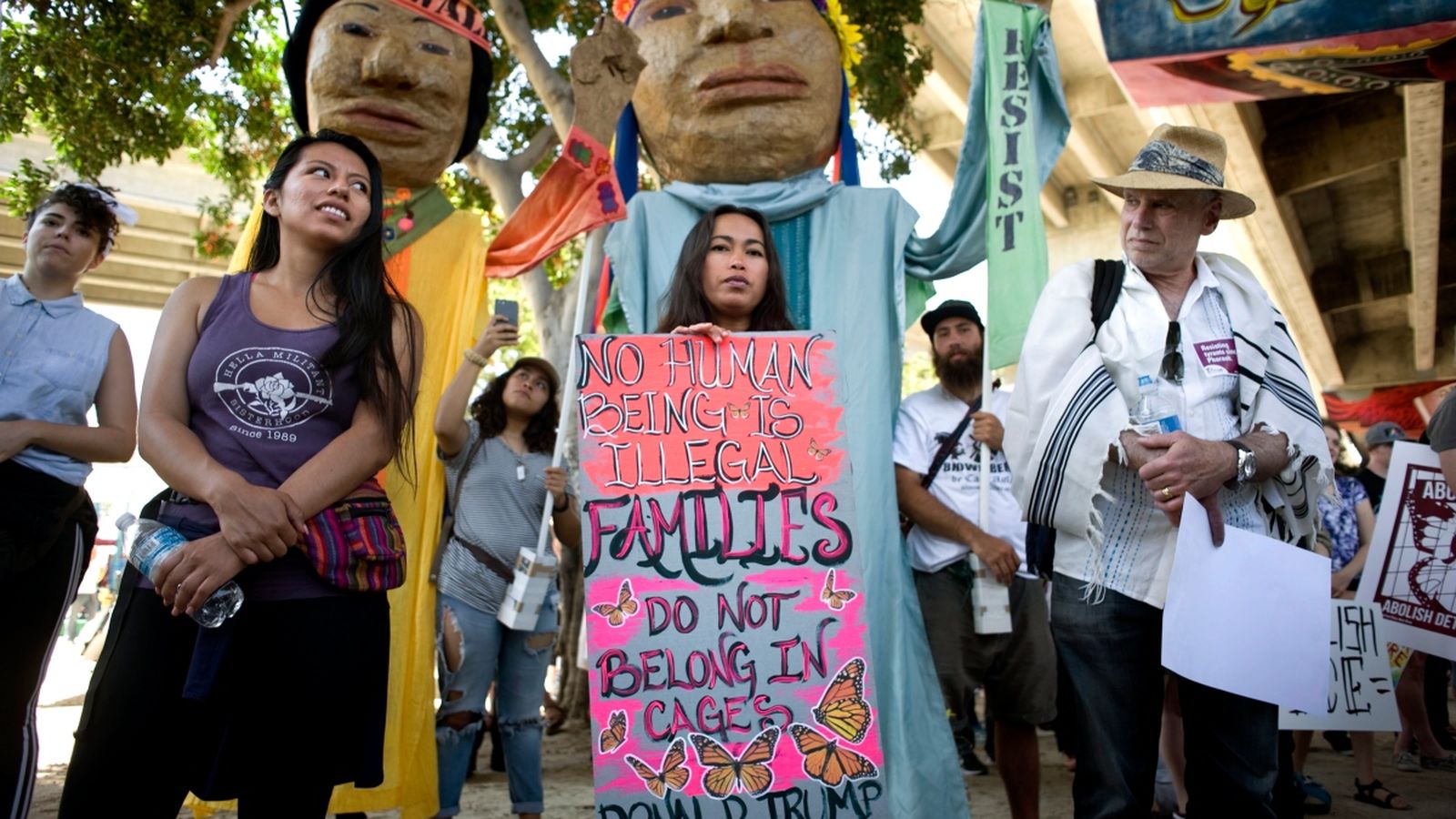 Marxa contra la política de tolerància zero cap als immigrants del 2 de juliol a San Diego