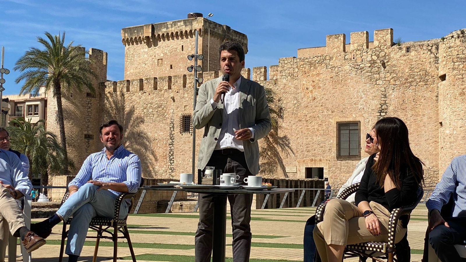 El president de la Diputació d'Alacant, Carlos Mazón, aquest dissabte a Elx