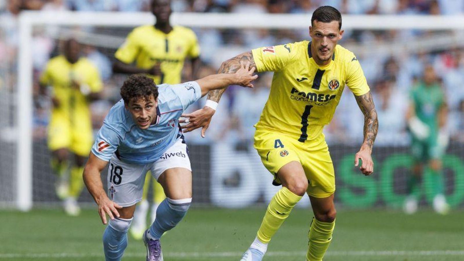 Rafa Marín, en una acció del duel