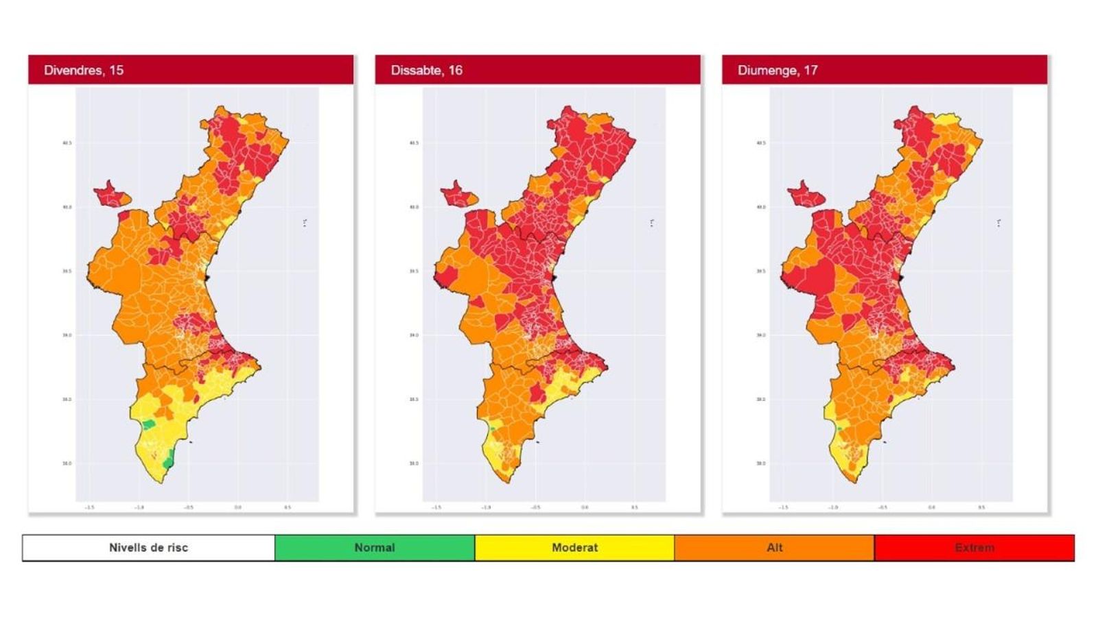 Alerta calor extrema