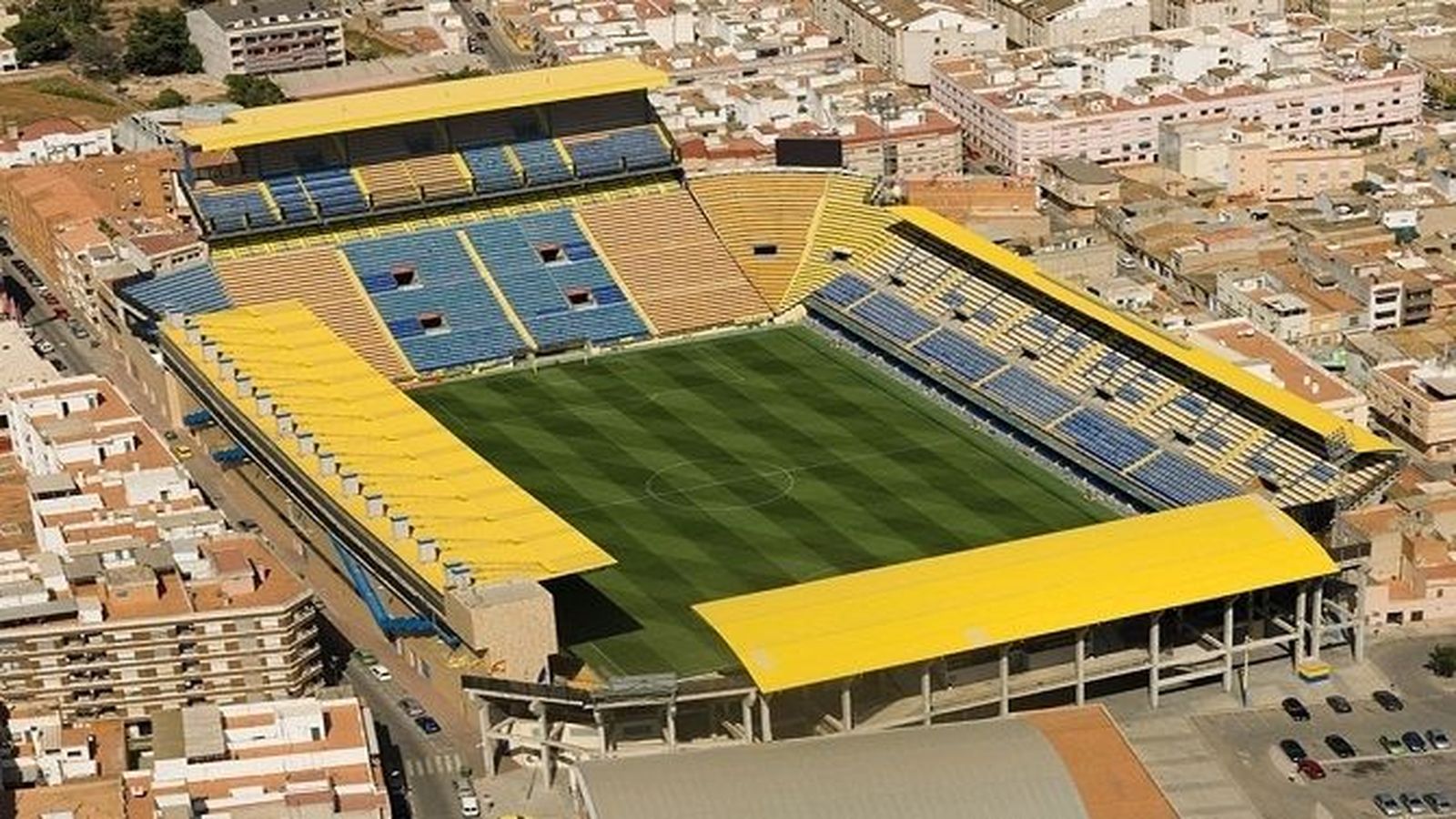 El camp d'El Madrigal, actualment Estadi de la Ceràmica