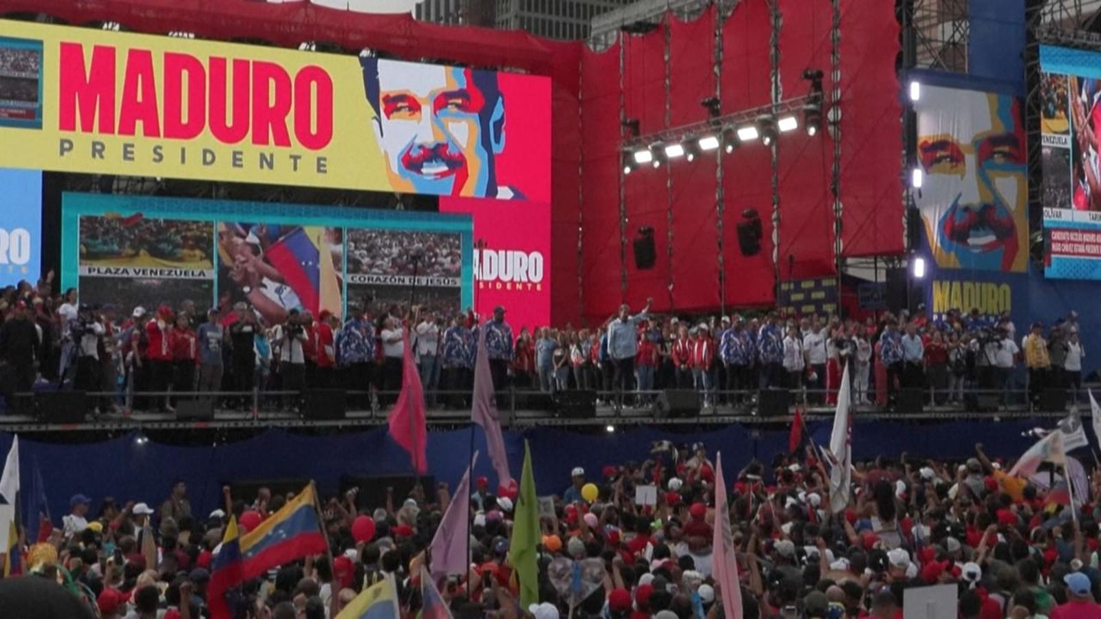 Tanca la campanya de les eleccions a Veneçuela