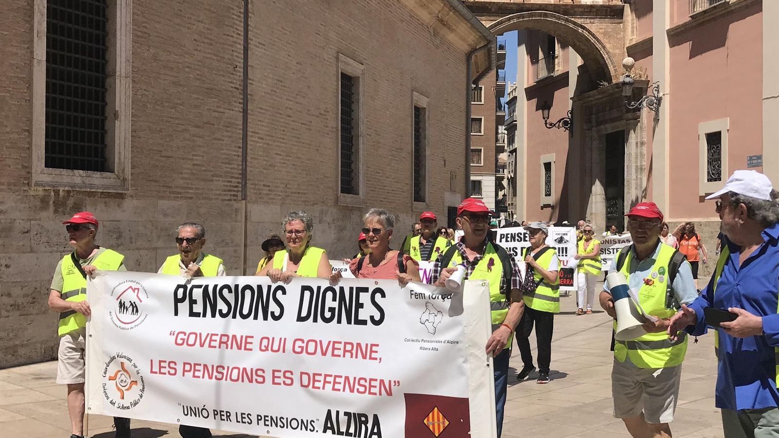 Protesta de pensionistes, aquest dijous