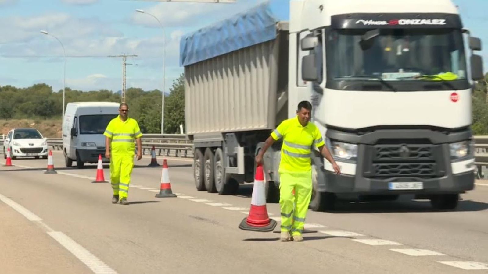 Obres de millora a la CV-10.