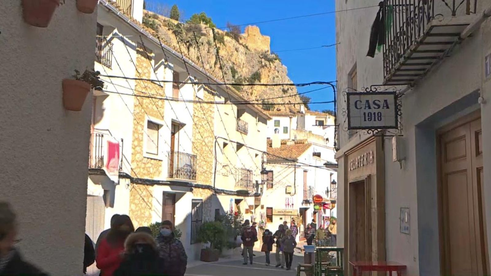 Castell de Guadalest, un dels municipis que no ha registrat cap cas de coronoravirus
