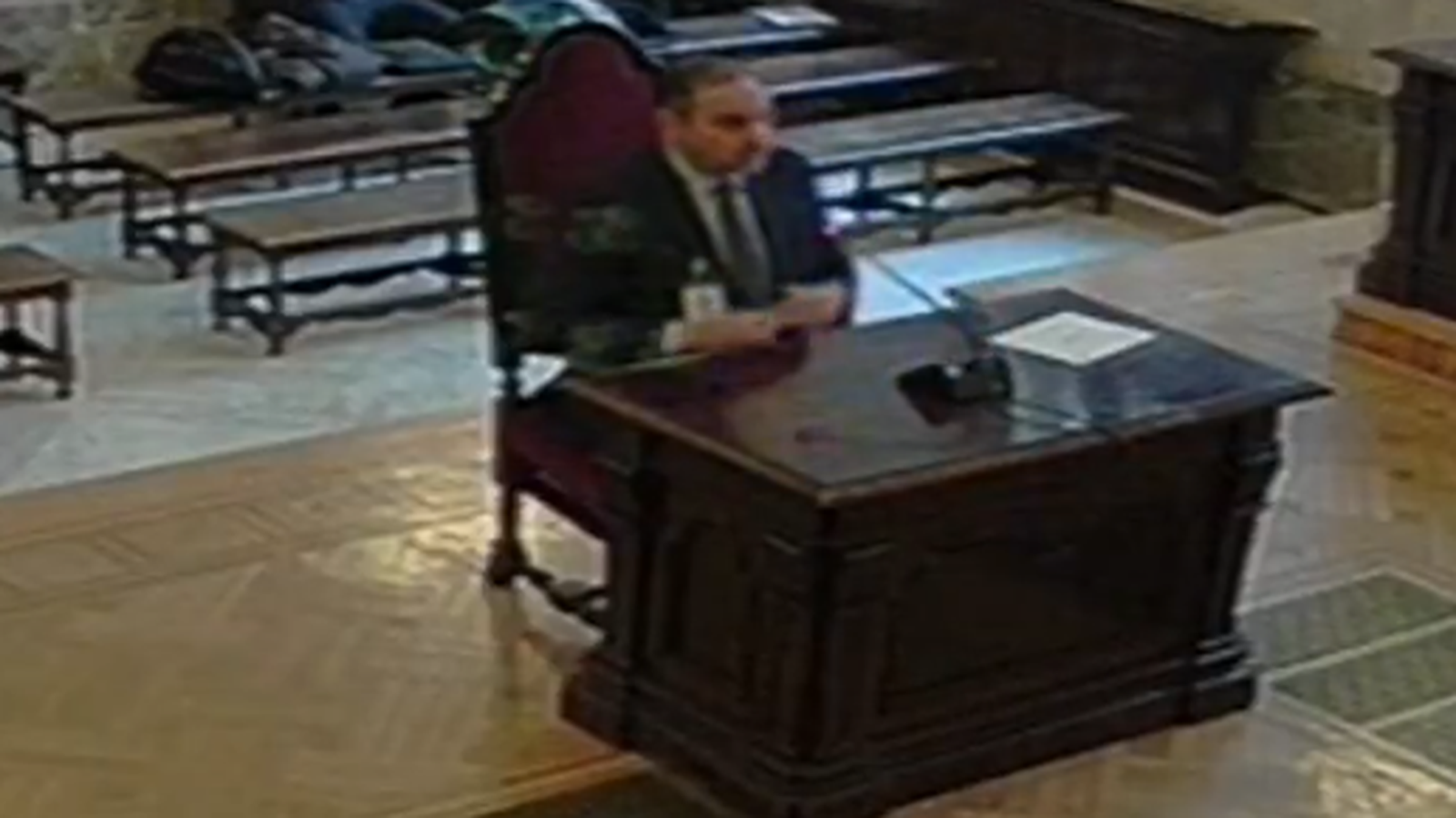 Fragment de la declaració de José Luis Ábalos al TS el 12 de desembre