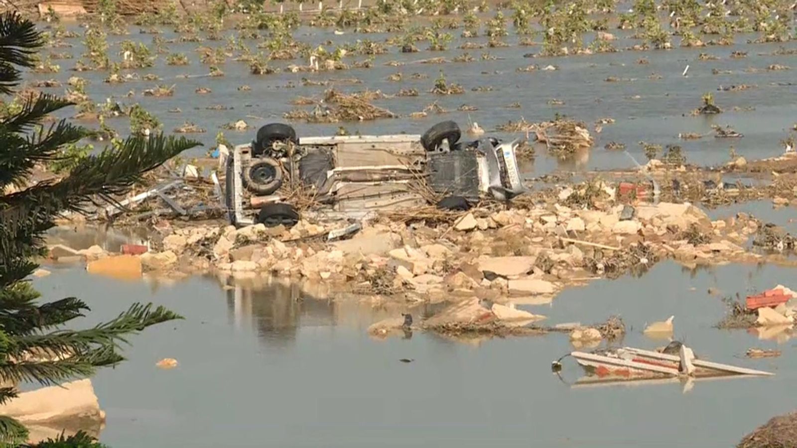 Inundacions al Baix Segura a causa de la DANA el setembre passat, en una imatge d’arxiu