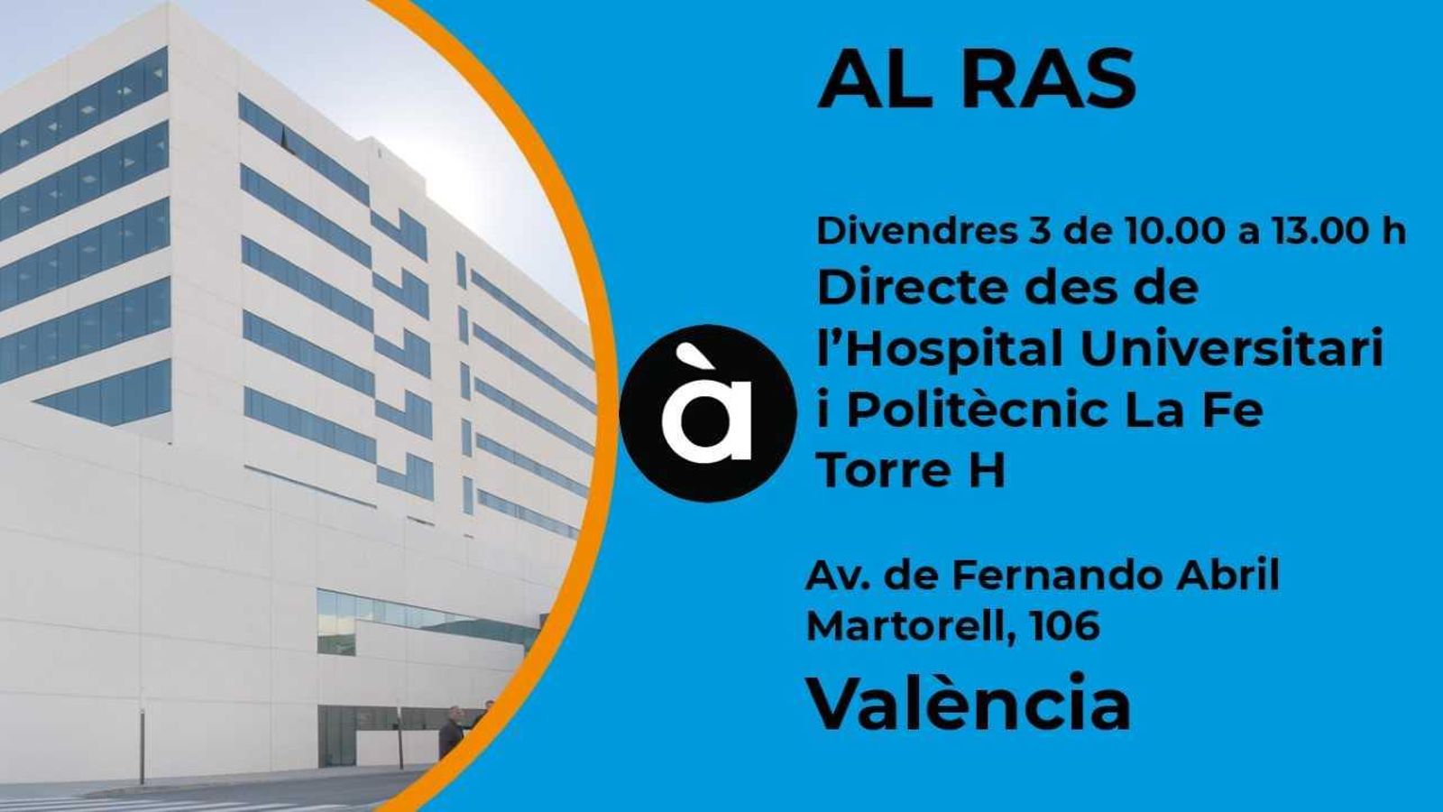 El  magazín radiofònic de la ràdio d'À Punt estarà a València