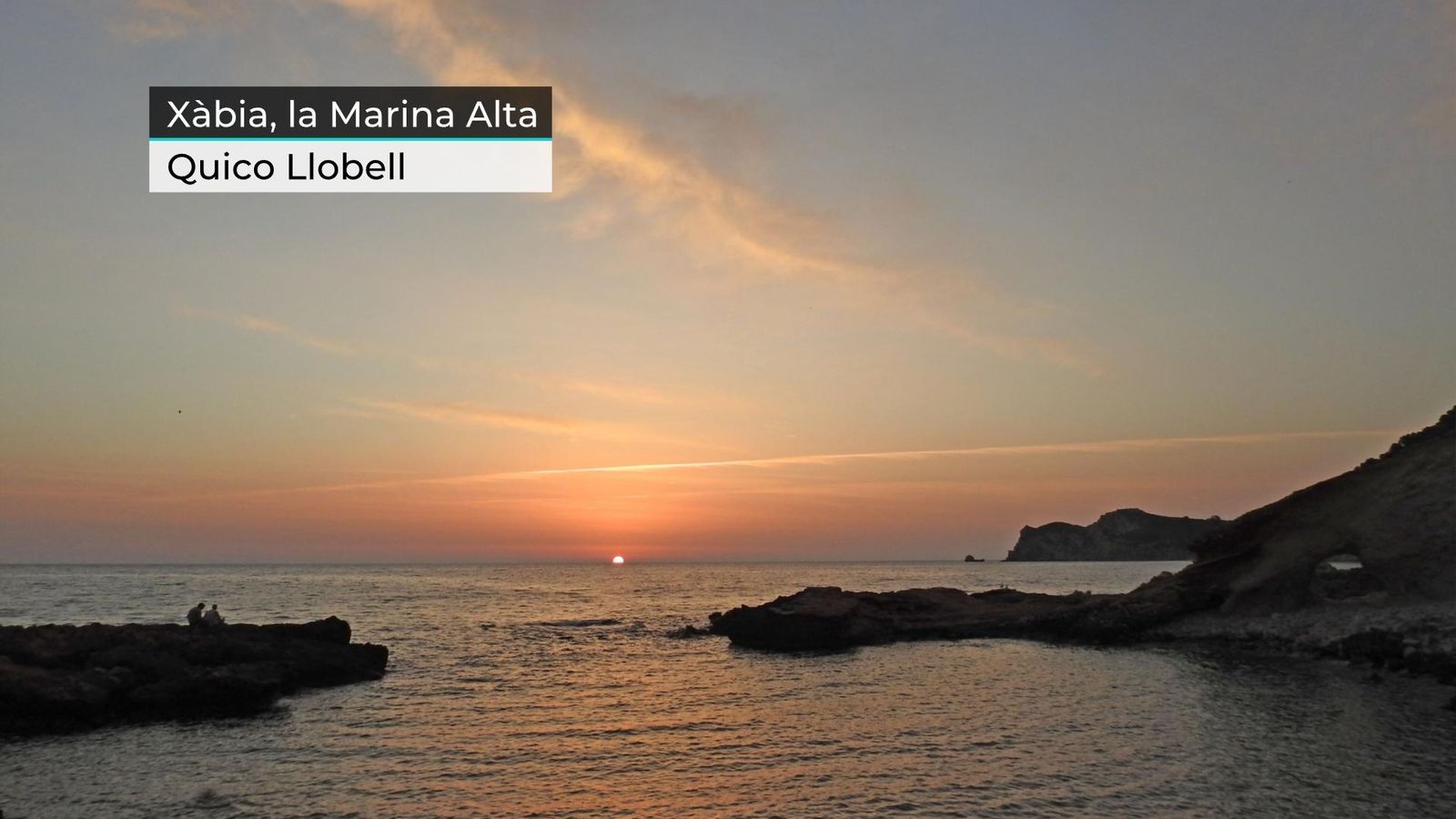 Eixida de sol de diumenge 13 des de Xàbia.
